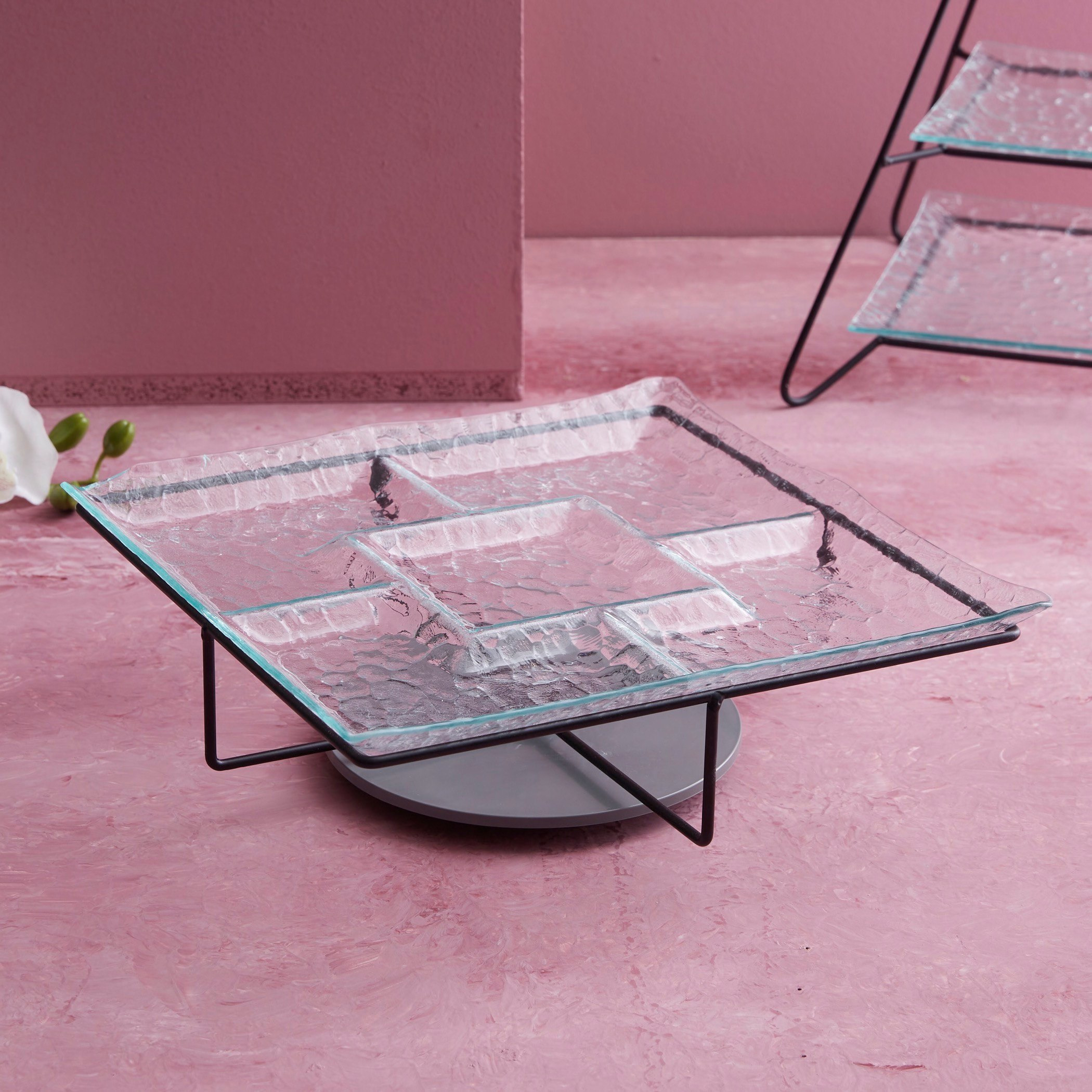 صحن تغميس بحامل معدني من بيلكاسا-hbxdecorandfurnishings-tabletop-serveware-image-1