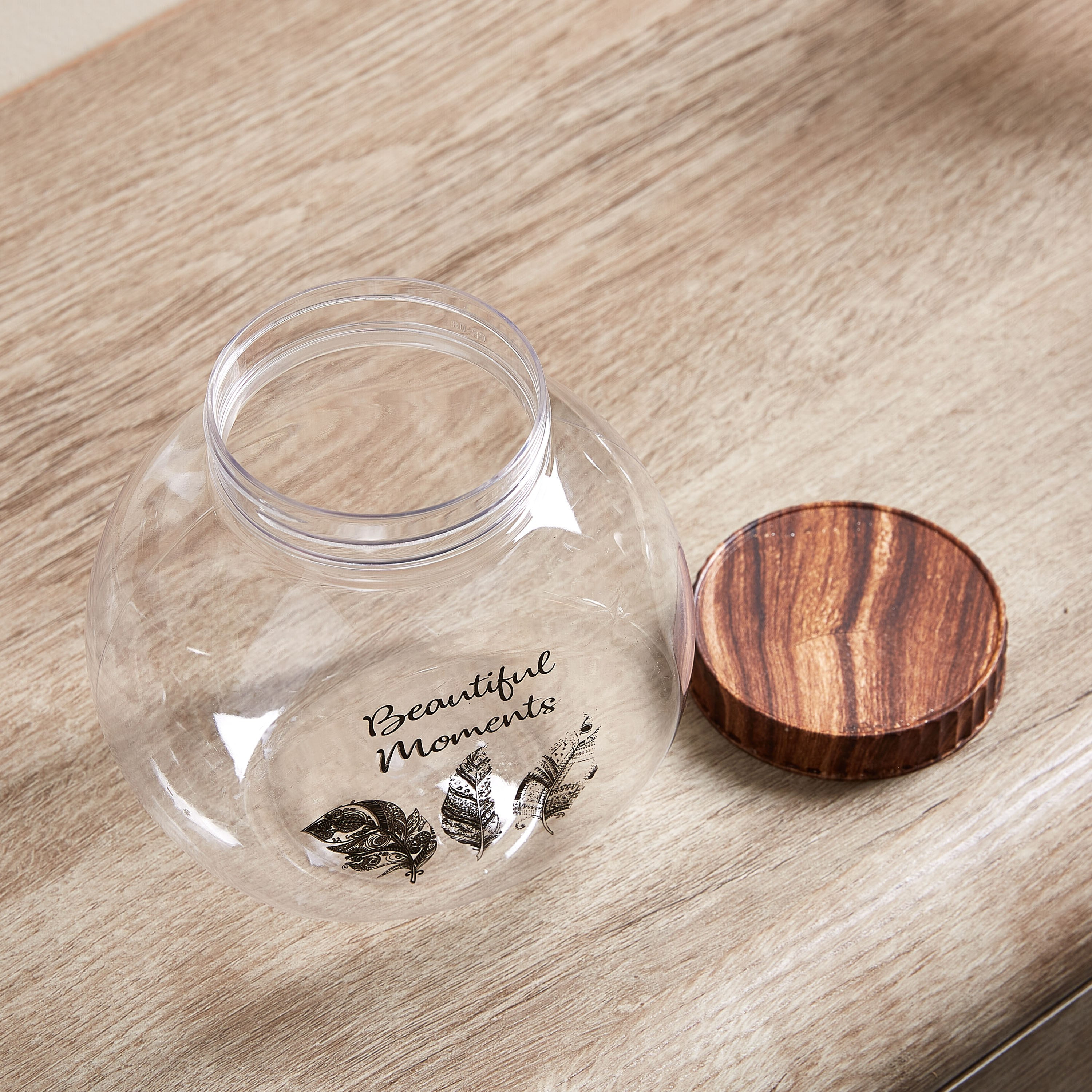 جرة حلوى زجاجية بطبعات- 1 لتر-hbxhomeware-hbxkitchen-image-1