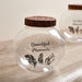 Printed Glass Candy Jar - 1 L-Containers and Jars-thumbnailMobile-1