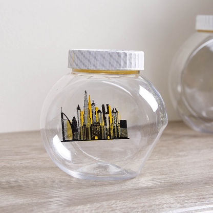 Cityscape Printed Candy Jar