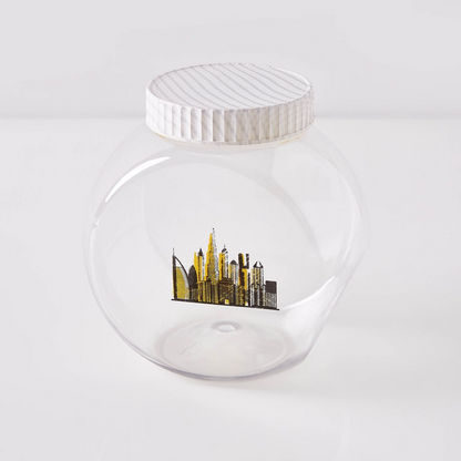 Cityscape Printed Candy Jar
