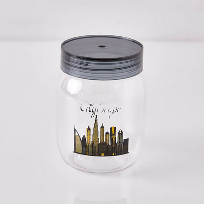 Cityscape Printed Sun Jar