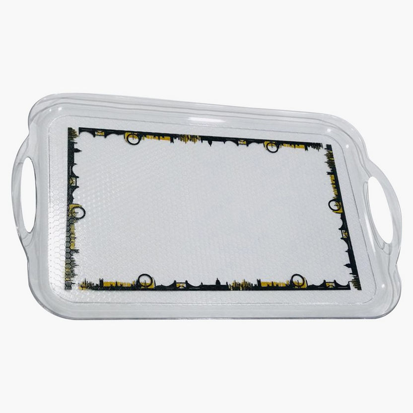 Cityscape Transparent Serving Tray-Trays-image-0