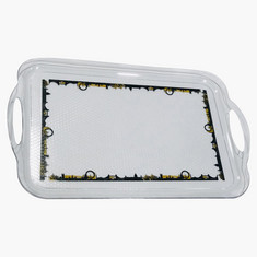Cityscape Transparent Serving Tray