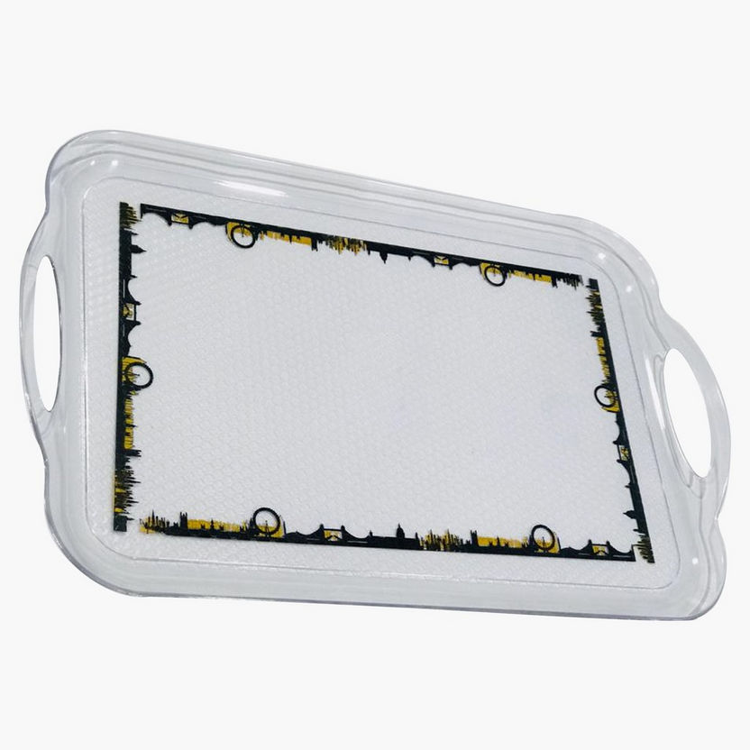 Cityscape Transparent Serving Tray-Trays-image-1
