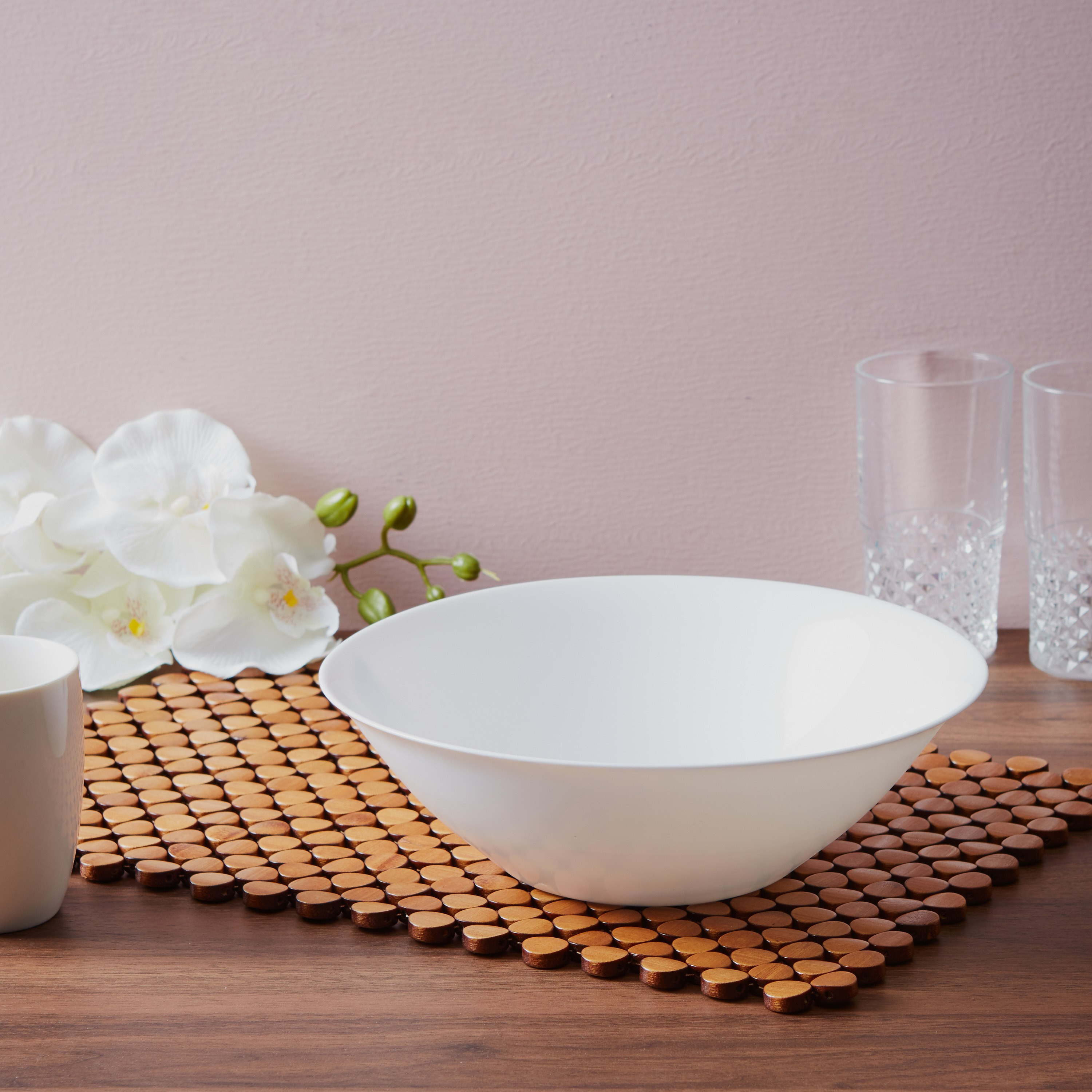 Aqua Carine Opal Square Serving Bowl - 27 cm-hbxdecorandfurnishings-tabletop-crockery-image-2