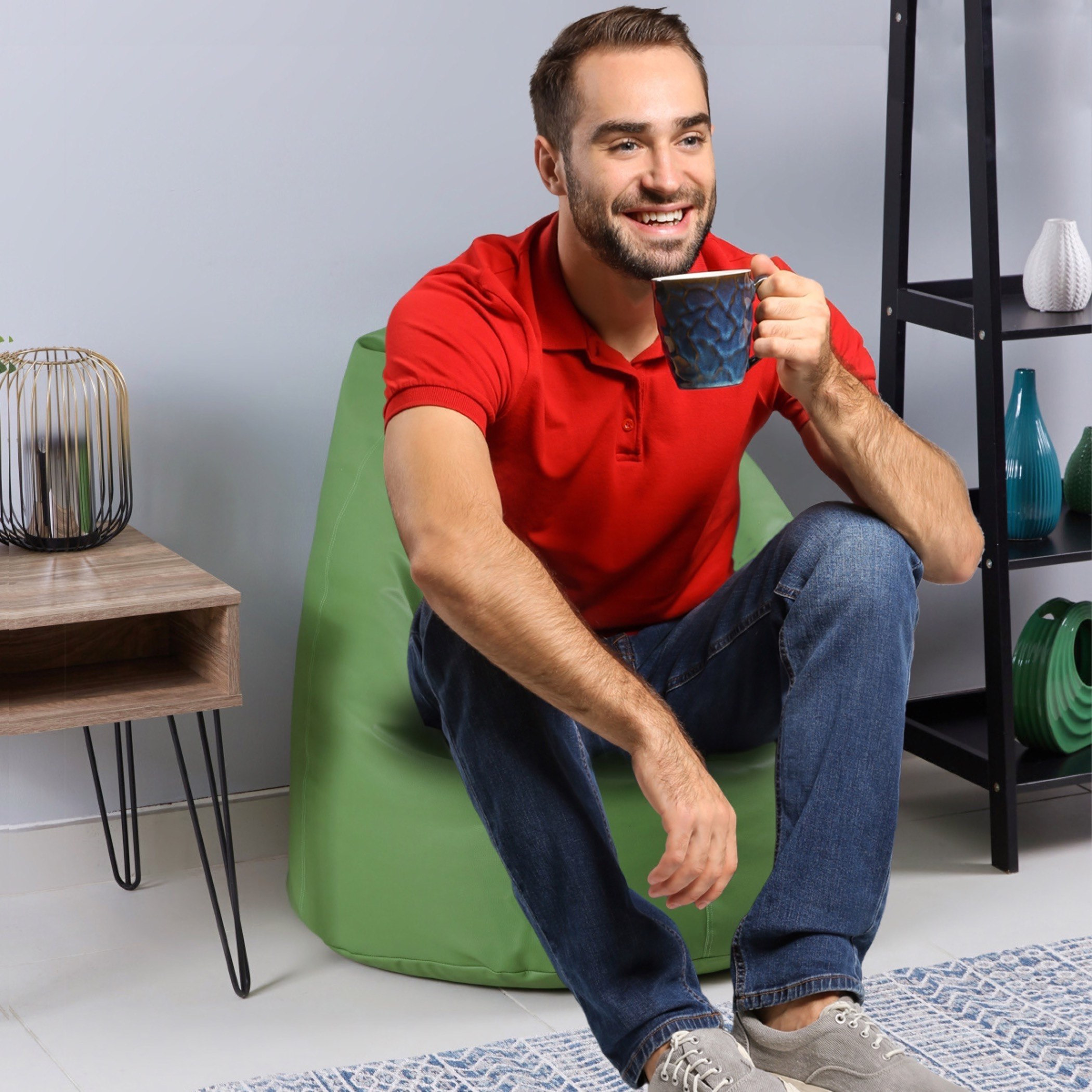 كرسي بين باج كبير من كومفي - 75x110  سم-hbxfurniture-kidsroom-kidsbeanbags-image-2