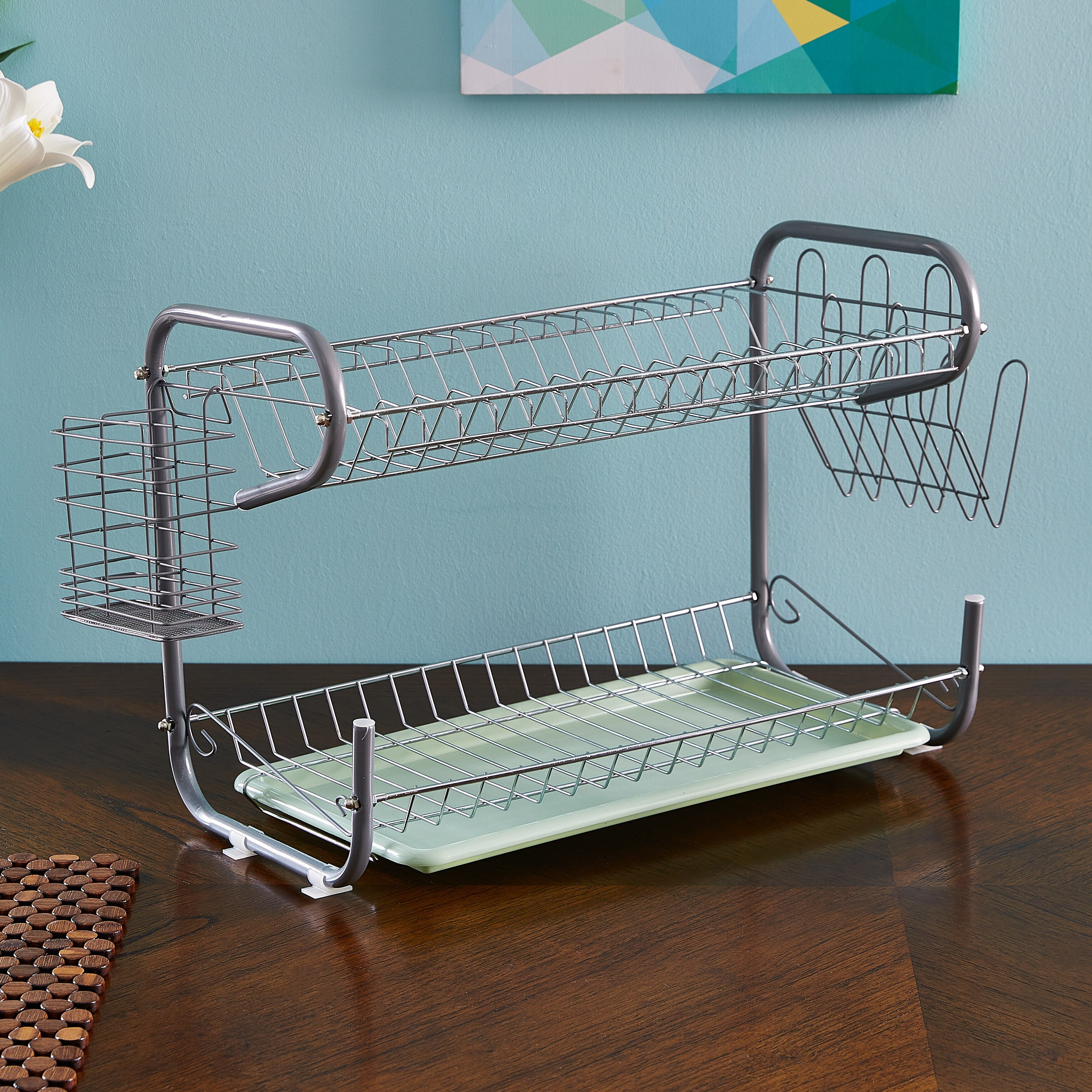 حامل صحون برفين وحاويات وصينية من تريفل-hbxhomeware-hbxkitchen-image-1