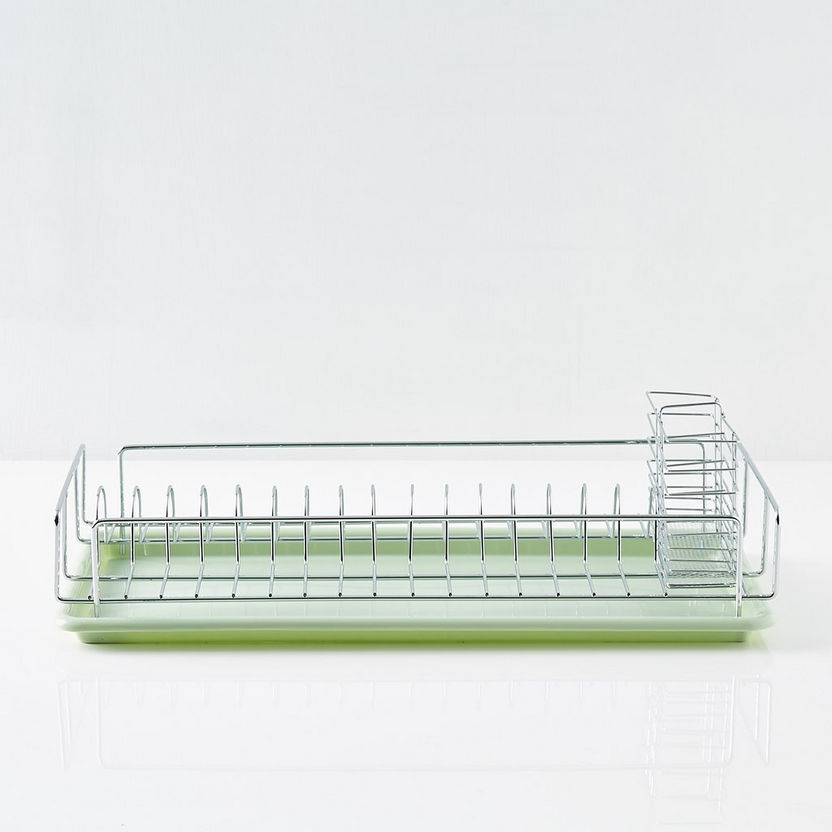 Slight Dish Rack with Tray and Caddies-Kitchen Racks and Holders-image-4