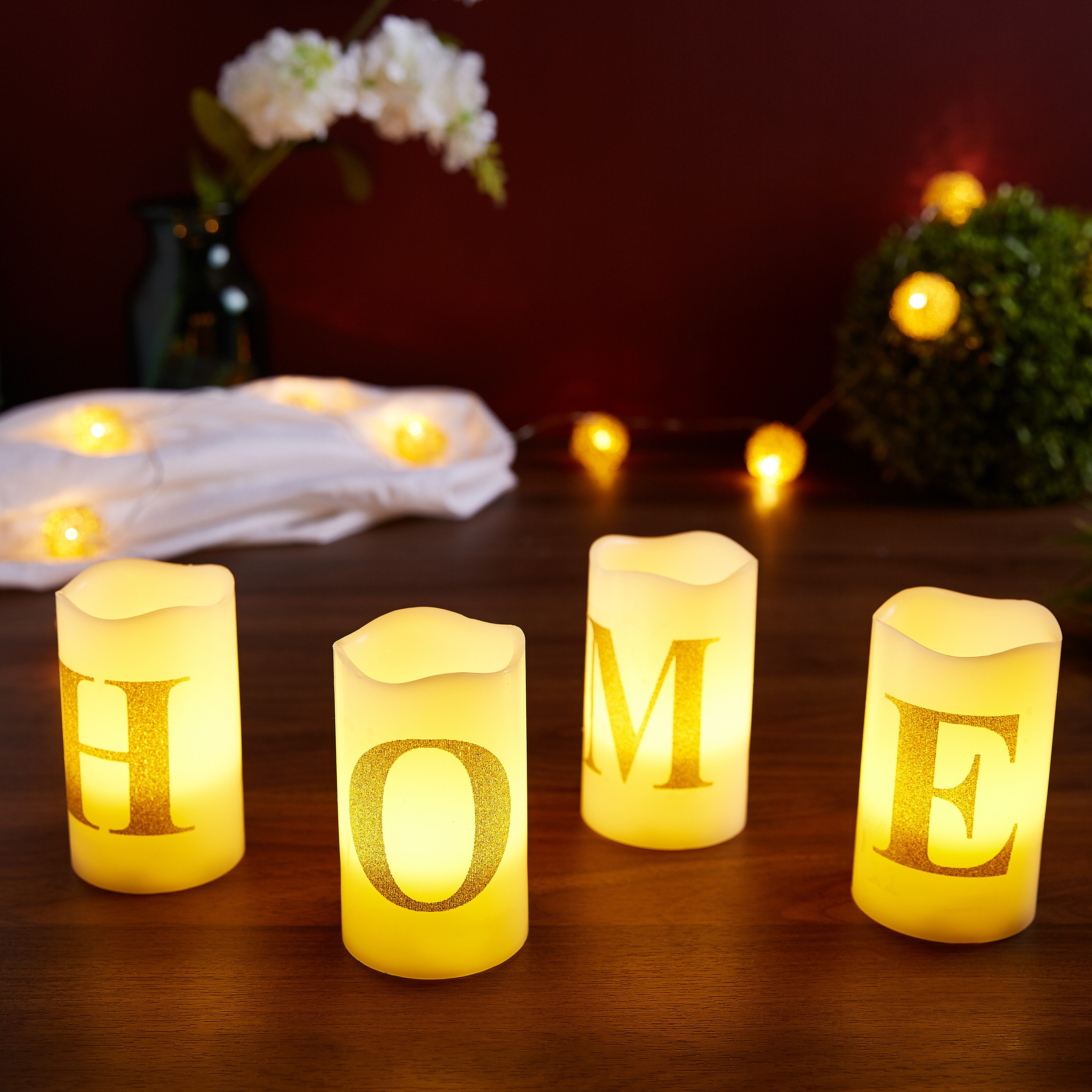 شمعة إل إي دي بطبعات من هوم-hbxbedroom-lighting-lightingaccessories-image-1