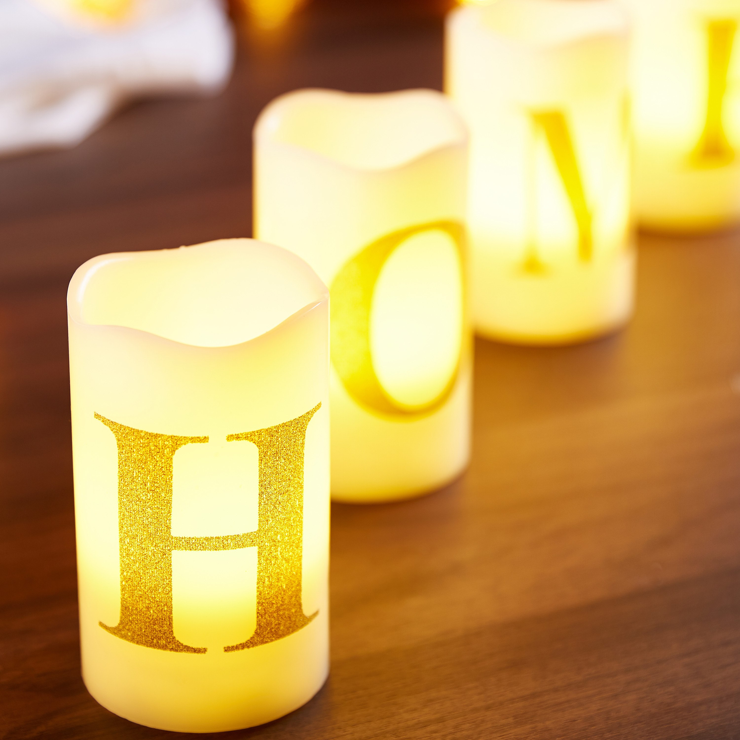 شمعة إل إي دي بطبعات من هوم-hbxbedroom-lighting-lightingaccessories-image-3