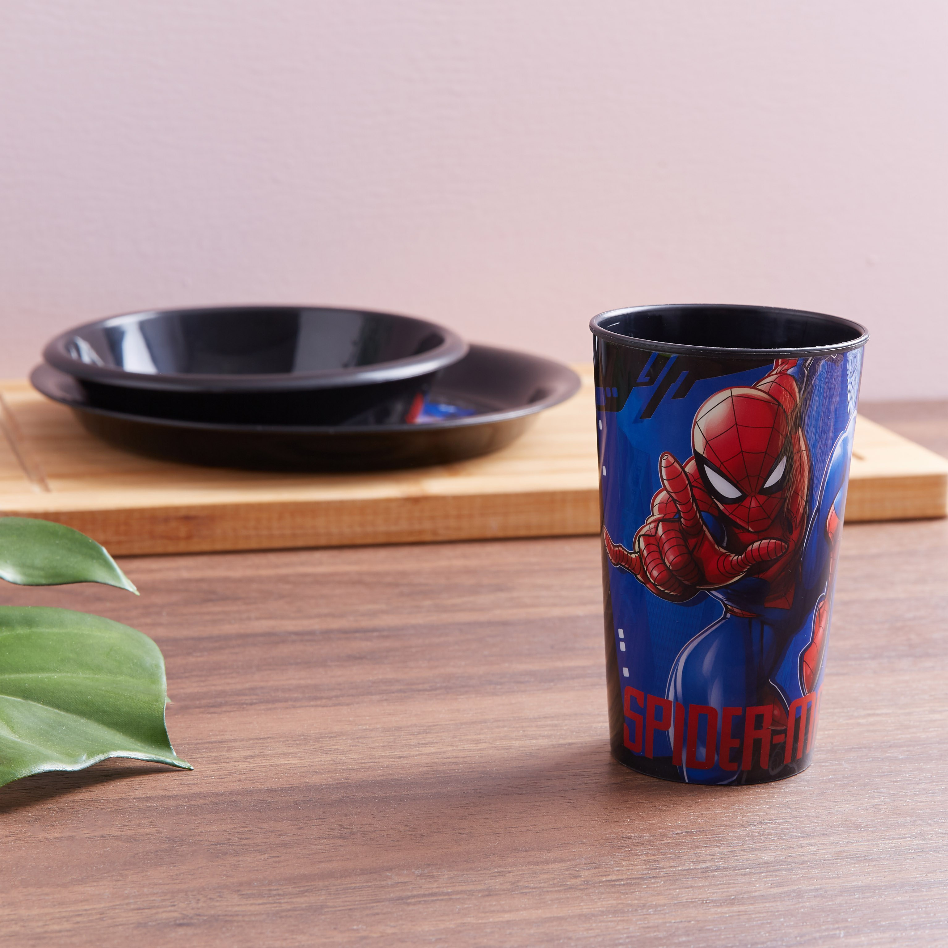 طقم إفطار بطبعات سبايدر مان من 3 قطع-hbxhomeware-hbxkidsandyouth-image-2