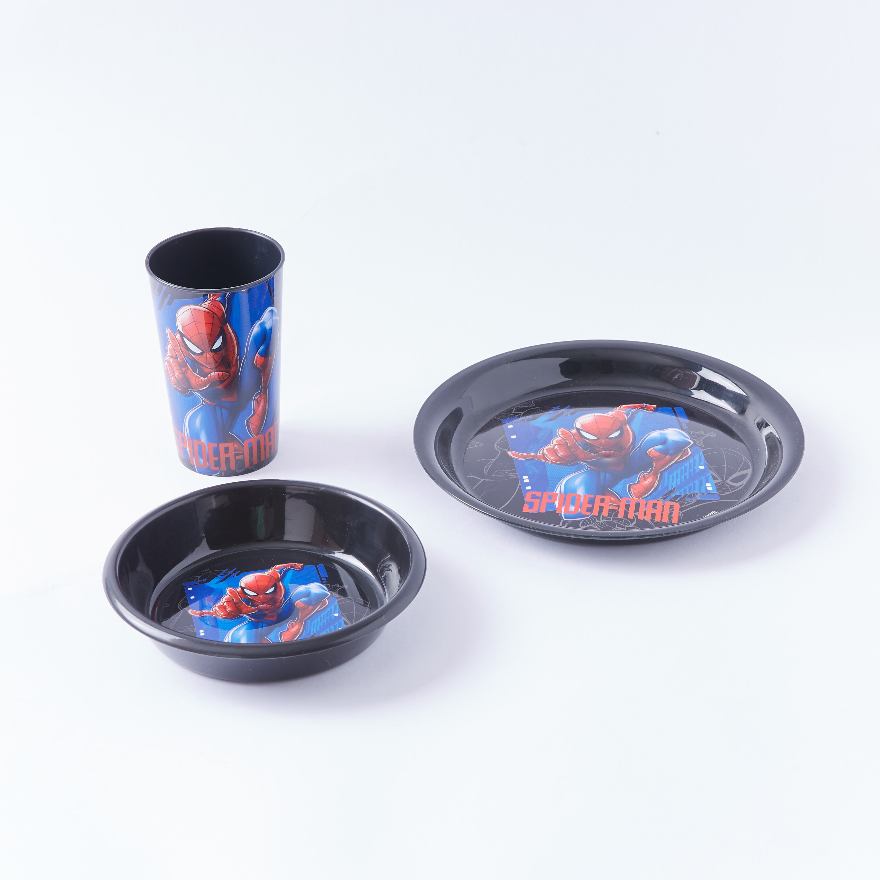 طقم إفطار بطبعات سبايدر مان من 3 قطع-hbxhomeware-hbxkidsandyouth-image-4