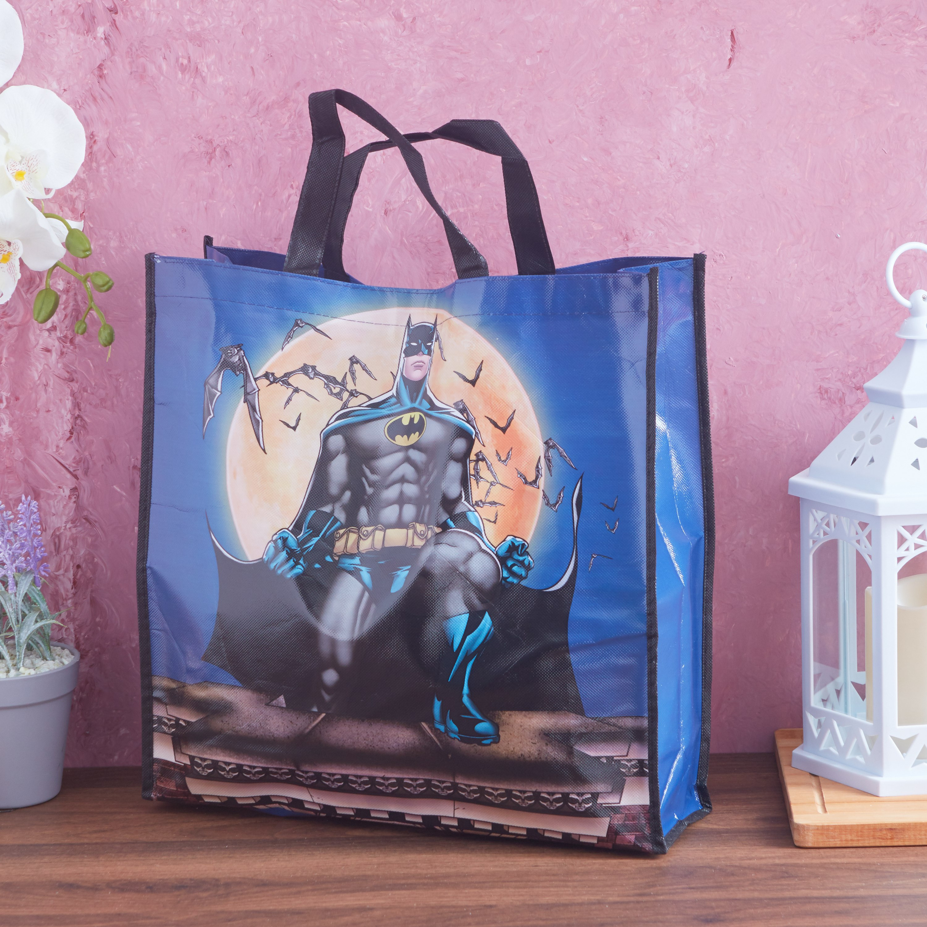 Batman Printed Shopping Bag-hbxhomeware-hbxkidsandyouth-image-1