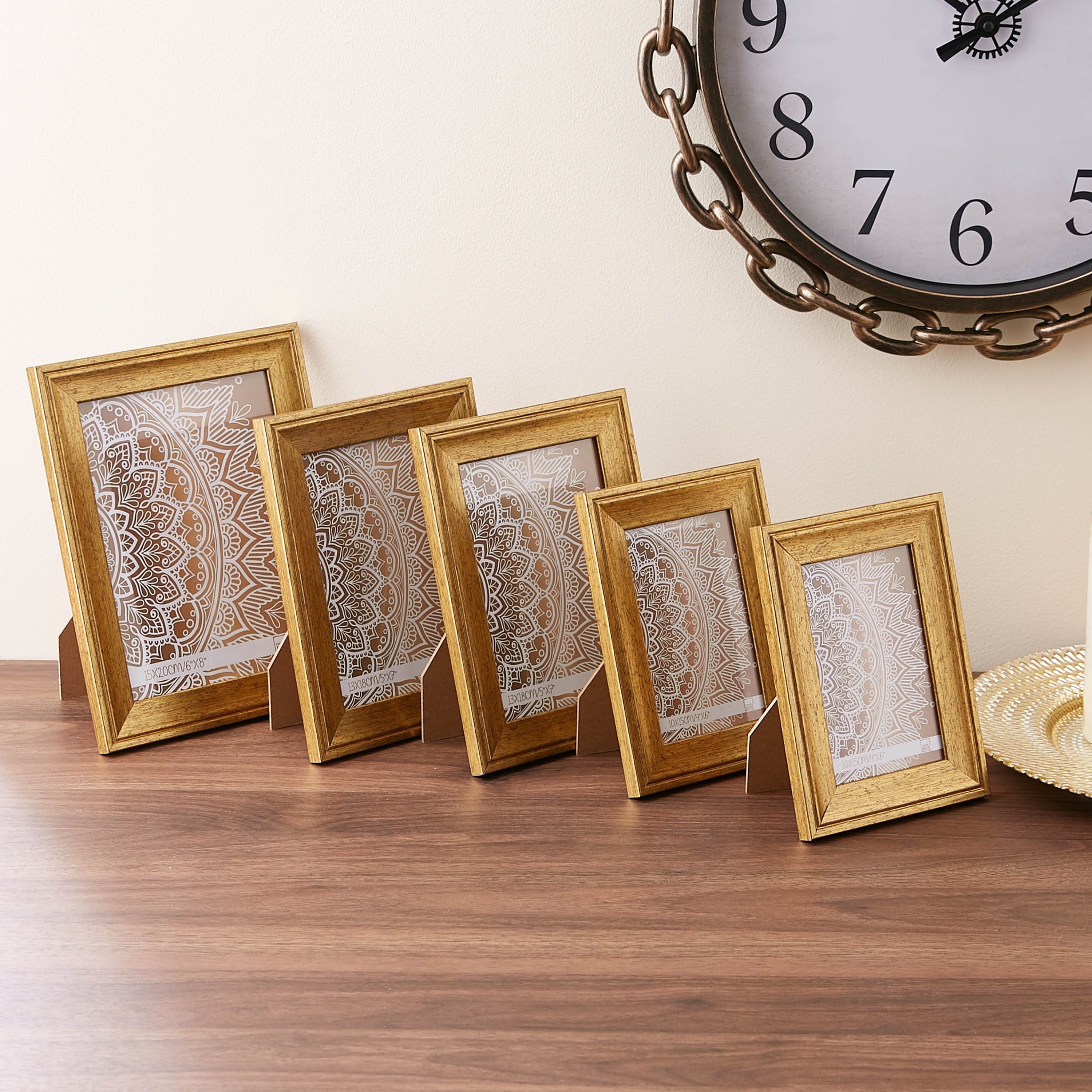طقم براويز صور من آيكون - 5 قطع-hbxkidsandyouth-walldecor-photoframes-image-1