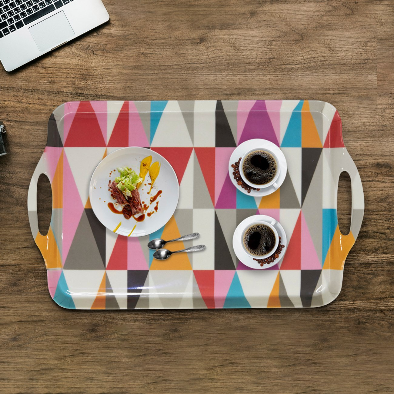 صينية تقديم بطبعات مثلثات-hbxhomeware-hbxkitchen-image-1