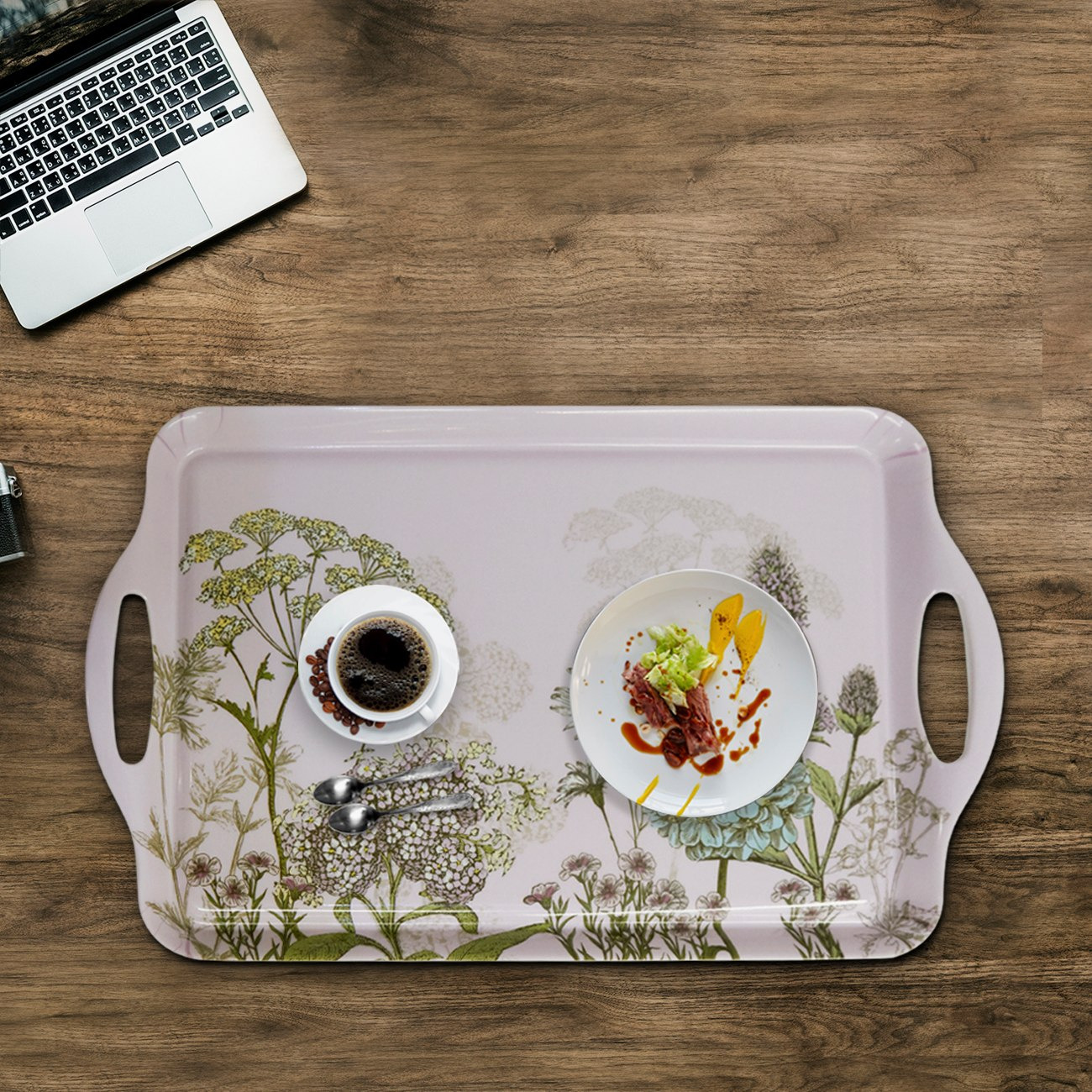 صينية تقديم بطبعات أزهار-hbxhomeware-hbxkitchen-image-1