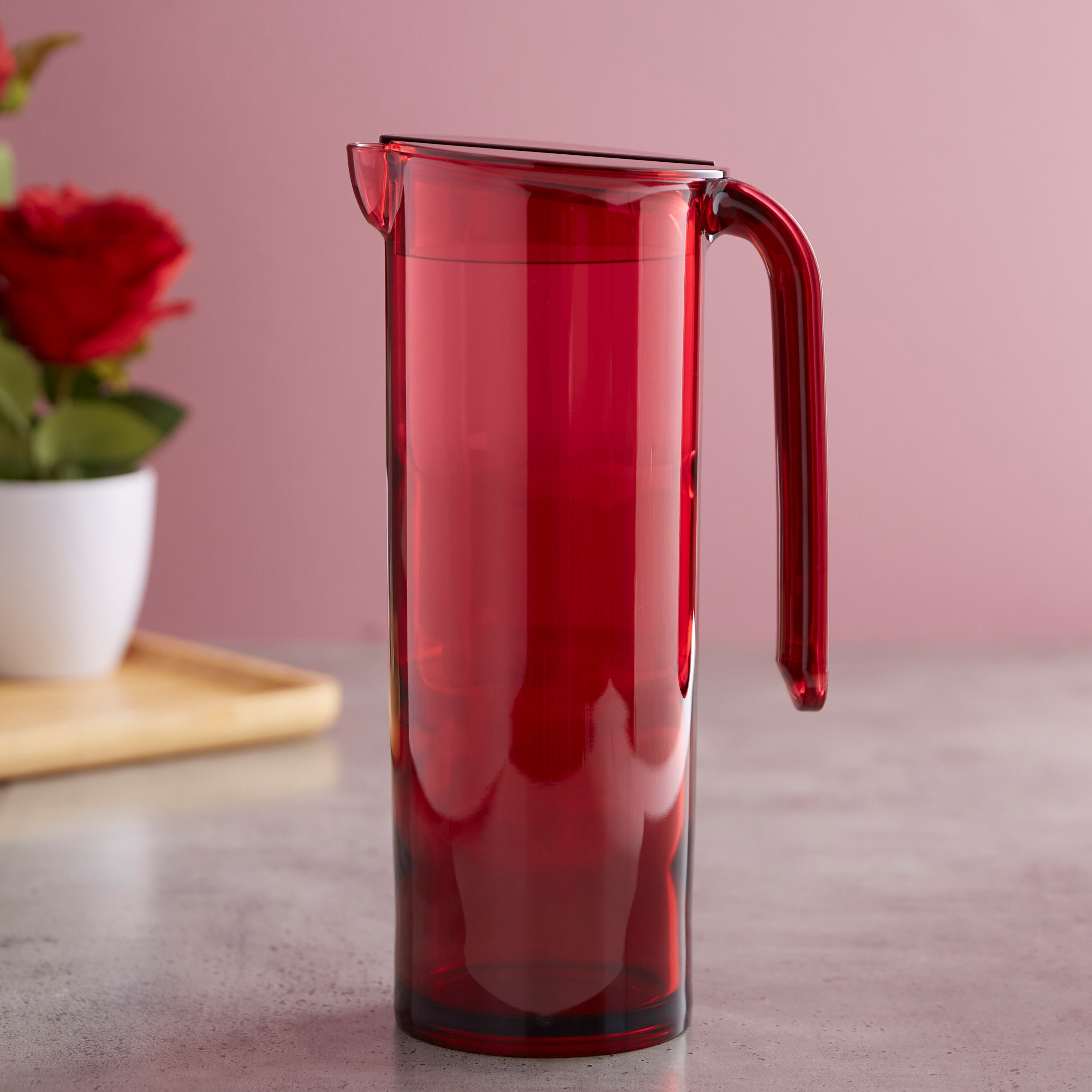 إبريق مياه زجاجي بغطاء من إيميلي - 2 لتر-hbxhomeware-hbxkitchen-image-1