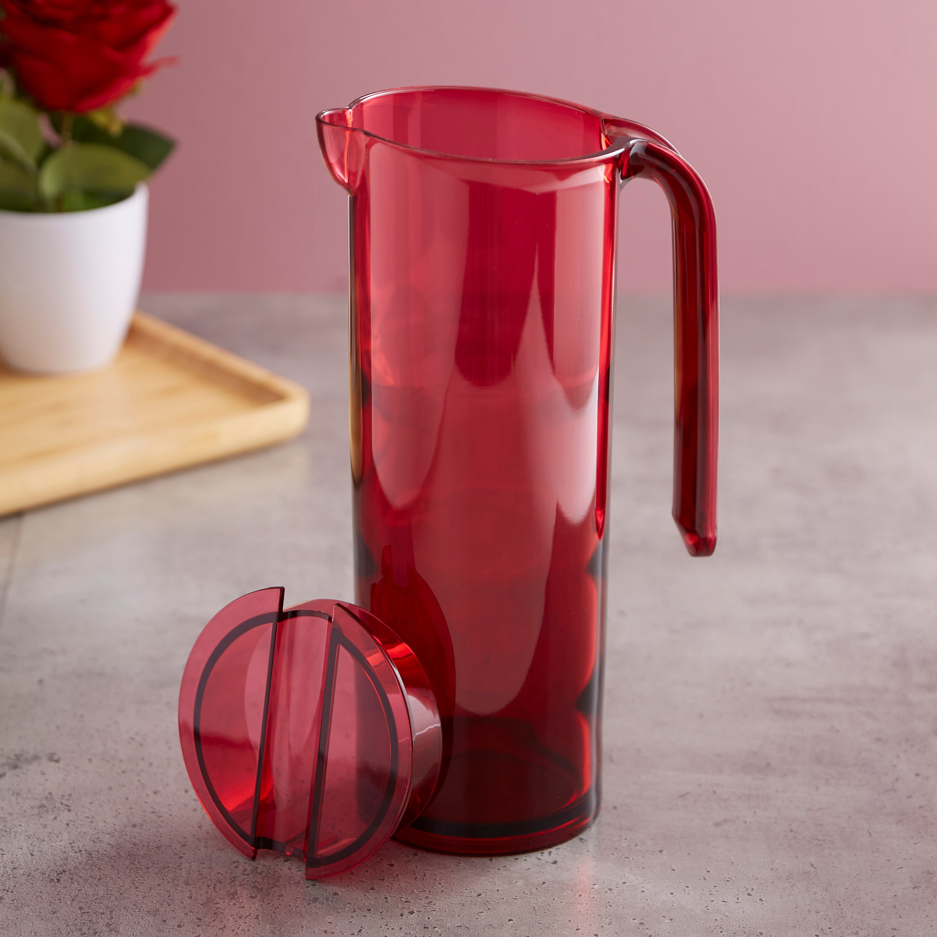 إبريق مياه زجاجي بغطاء من إيميلي - 2 لتر-hbxhomeware-hbxkitchen-image-2