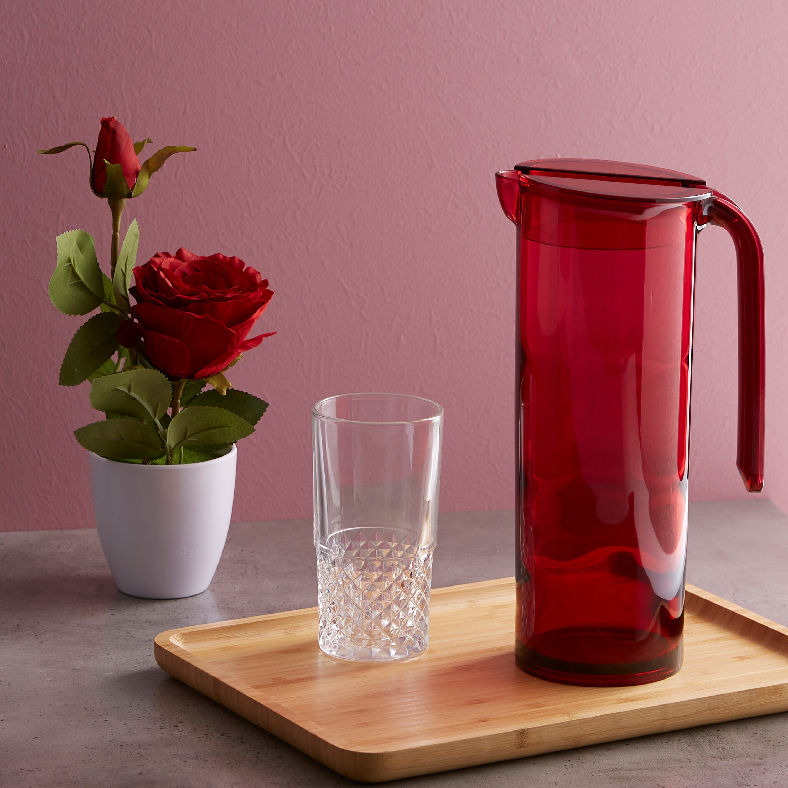 إبريق مياه زجاجي بغطاء من إيميلي - 2 لتر-hbxhomeware-hbxkitchen-image-4