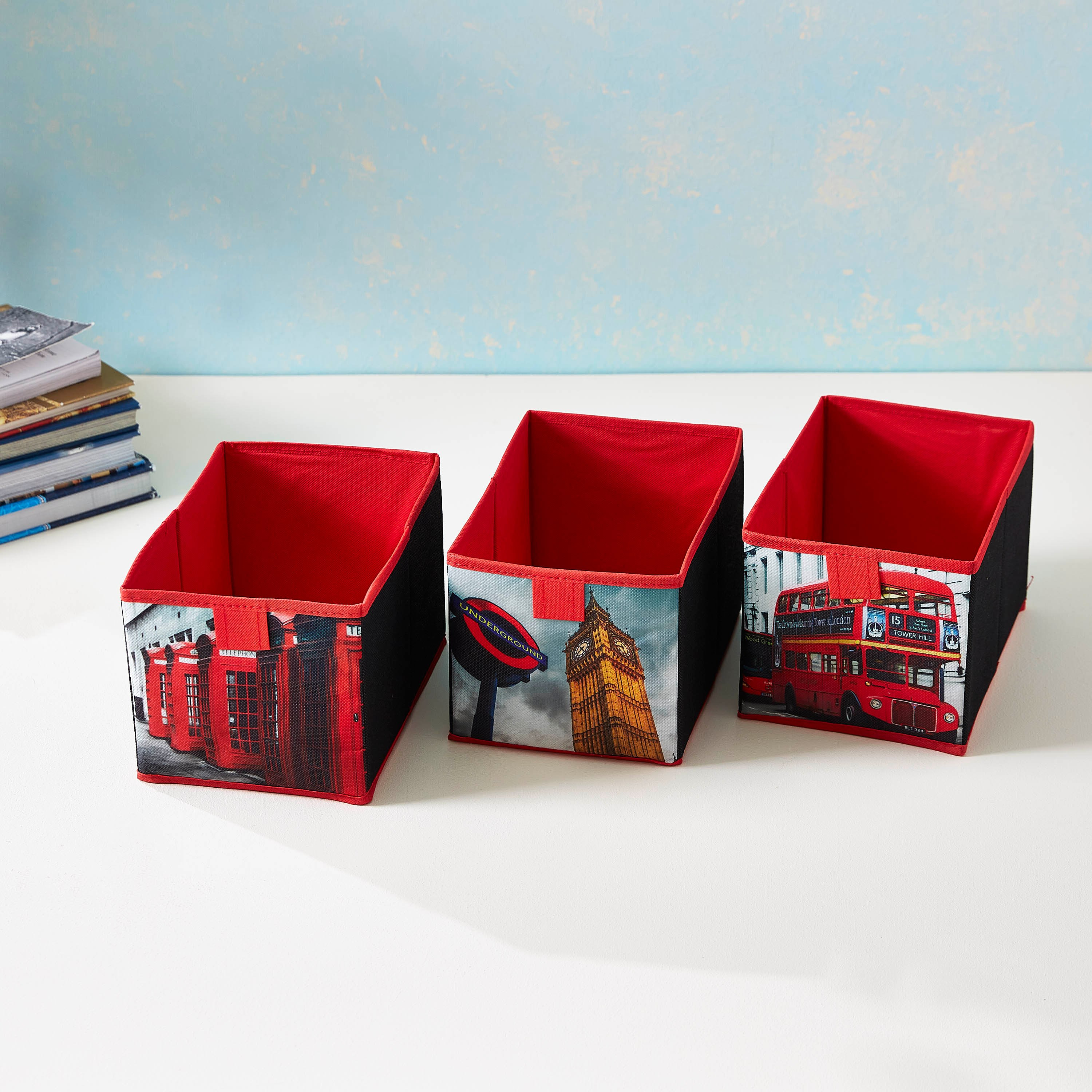 London Cube Storage Box - Set of 3-hbxbedroom-bedroomaccessories-bedroomstorage-image-1