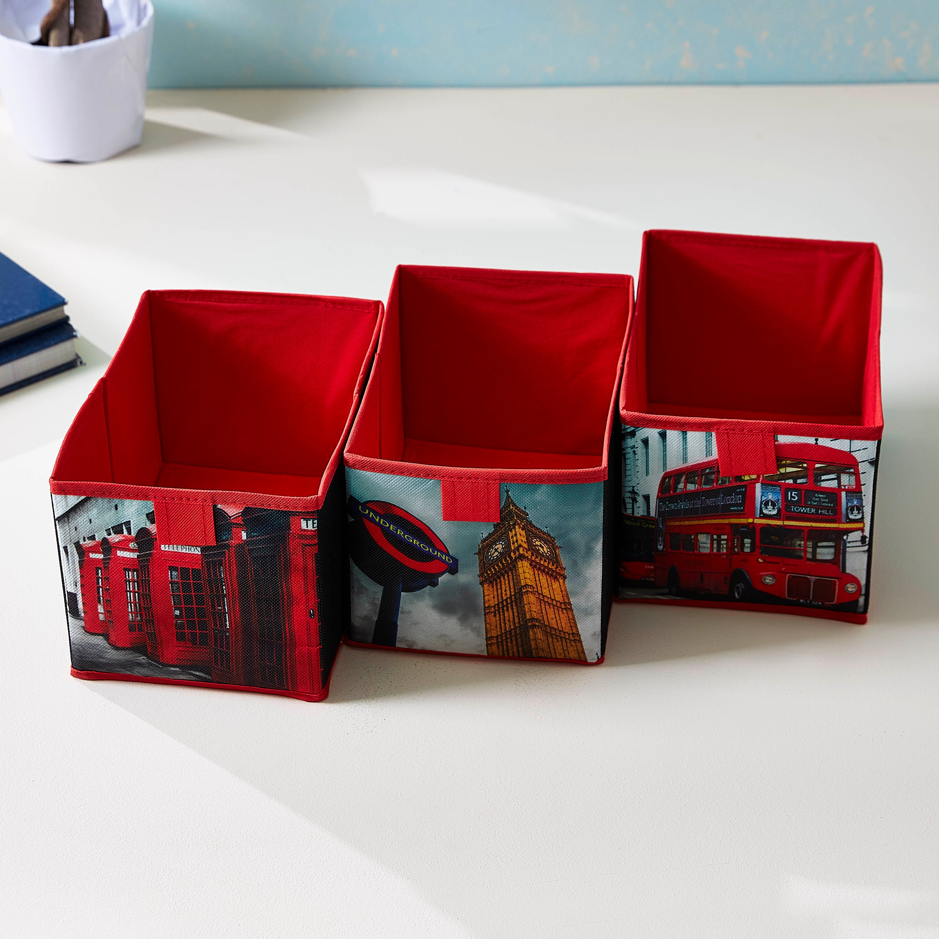 London Cube Storage Box - Set of 3-hbxbedroom-bedroomaccessories-bedroomstorage-image-2