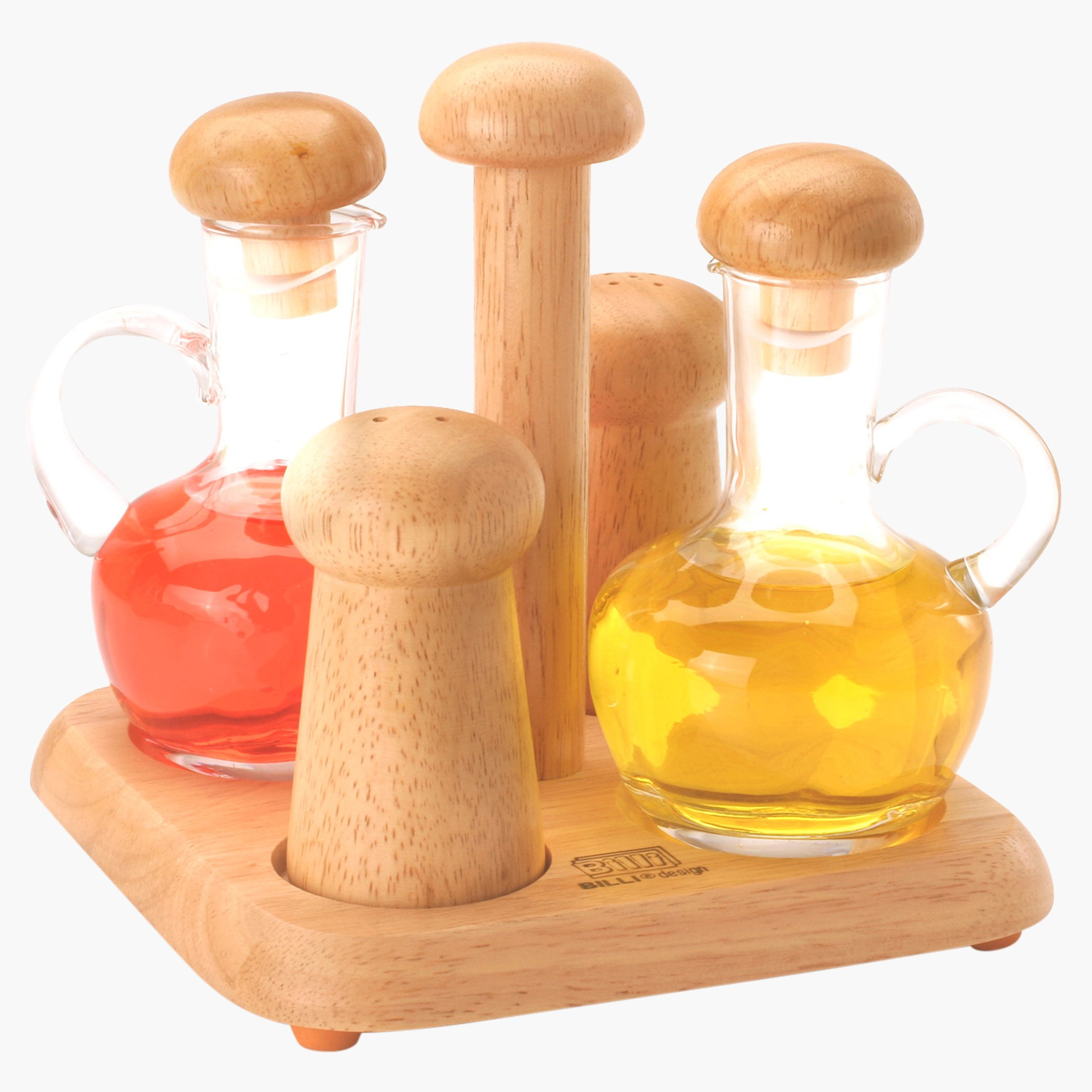طقم بهارات 5 قطع مع حامل خشبي من بيلي-hbxhomeware-hbxkitchen-image-2