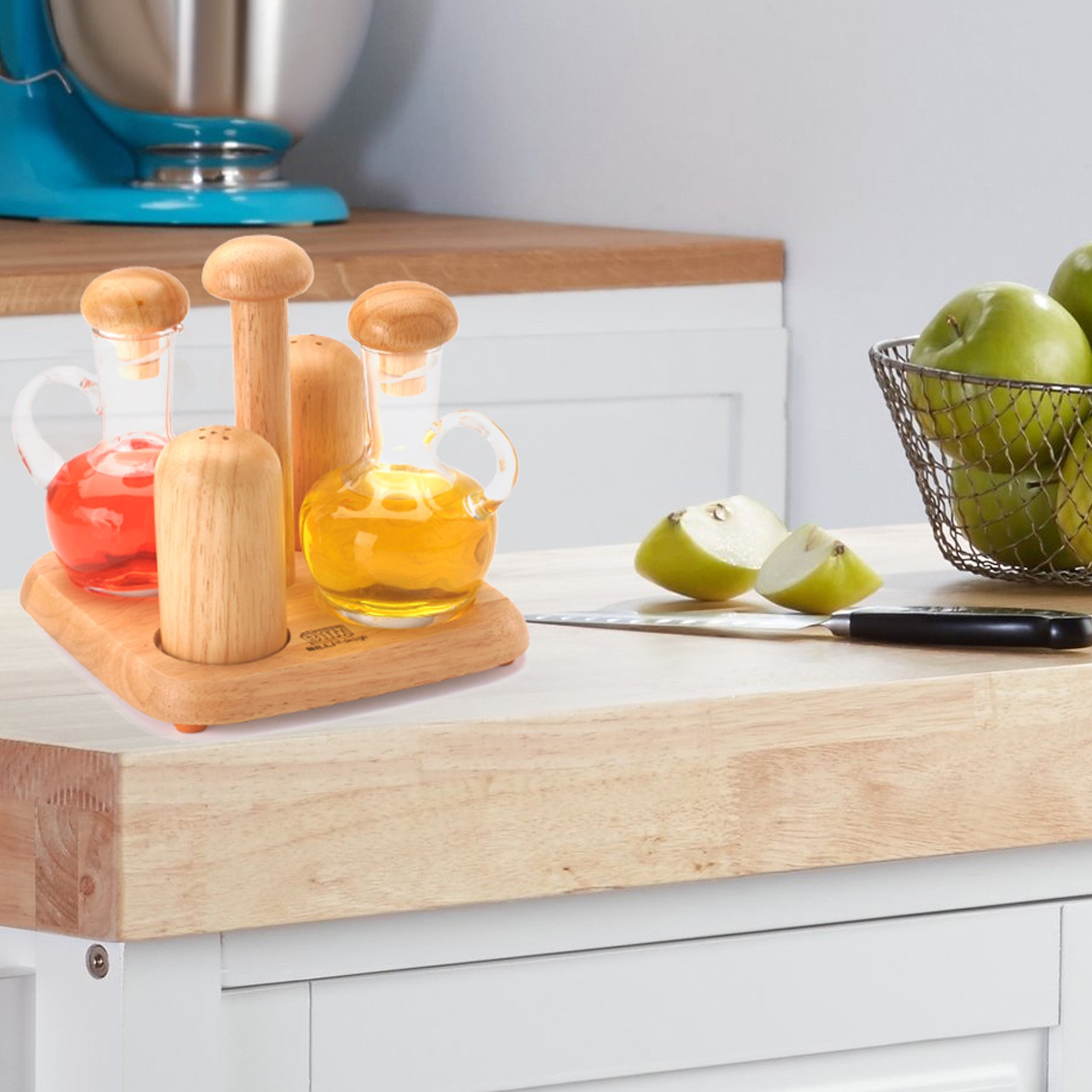 طقم بهارات 5 قطع مع حامل خشبي من بيلي-hbxhomeware-hbxkitchen-image-1
