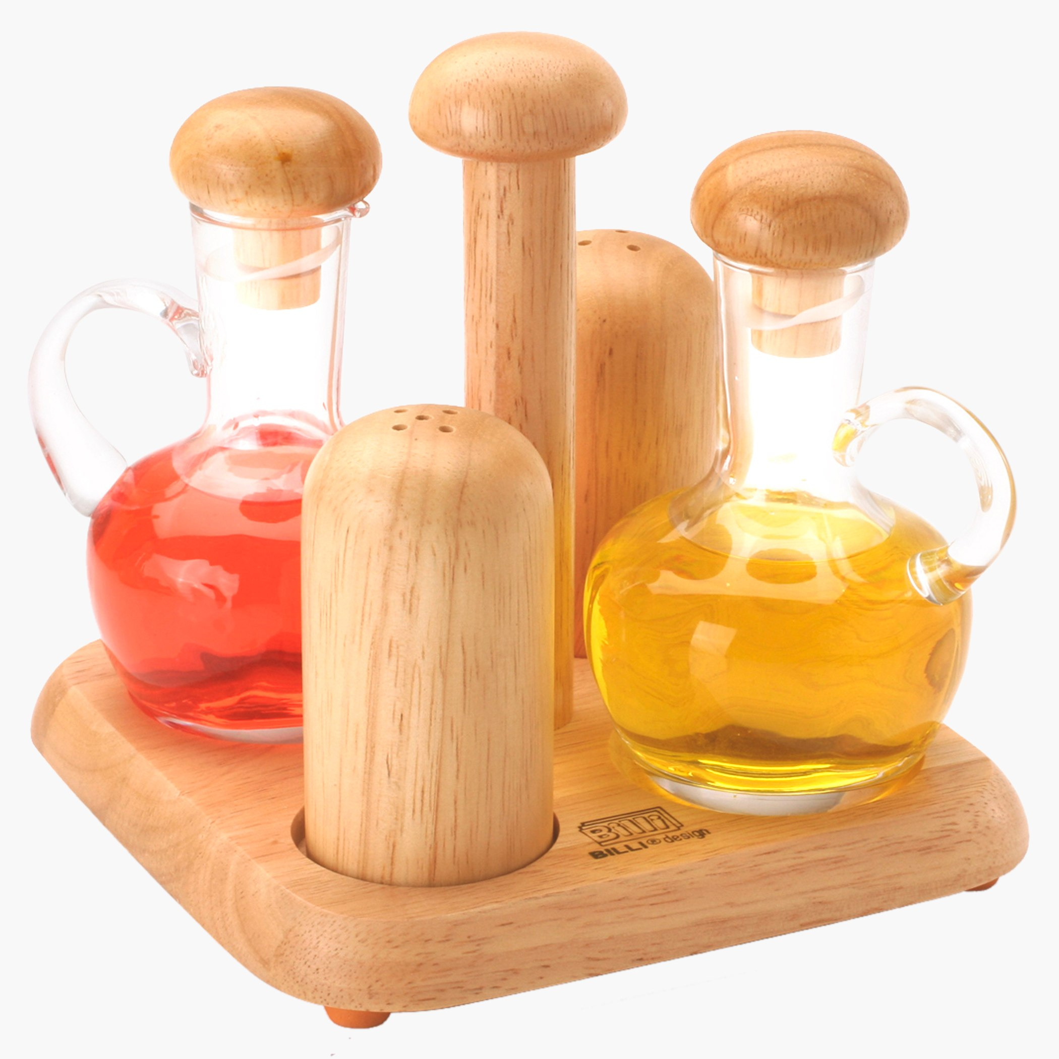 طقم بهارات 5 قطع مع حامل خشبي من بيلي-hbxhomeware-hbxkitchen-image-2