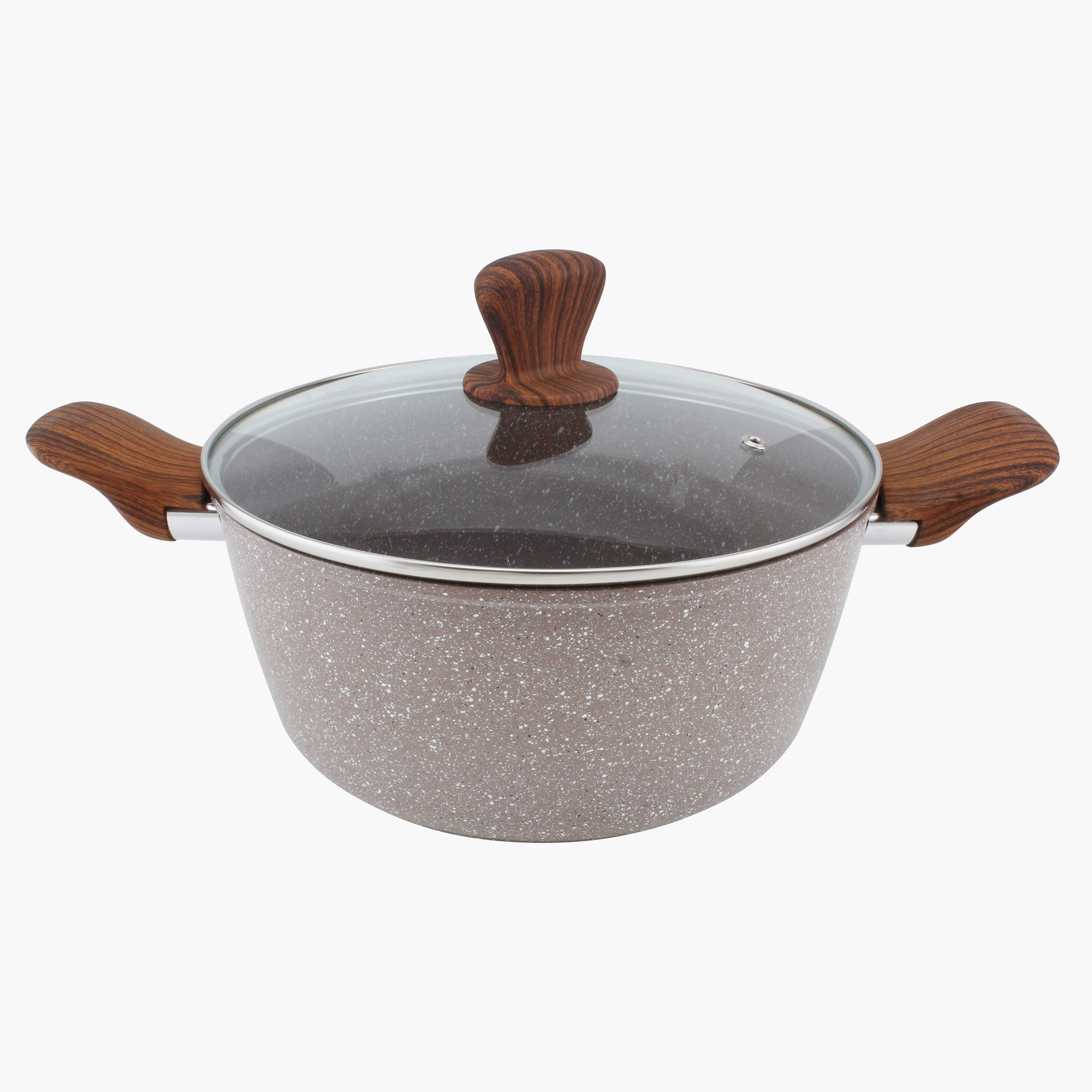 كسرولة بطلاء جرانيت - 20 سم-hbxhomeware-hbxkitchen-image-1