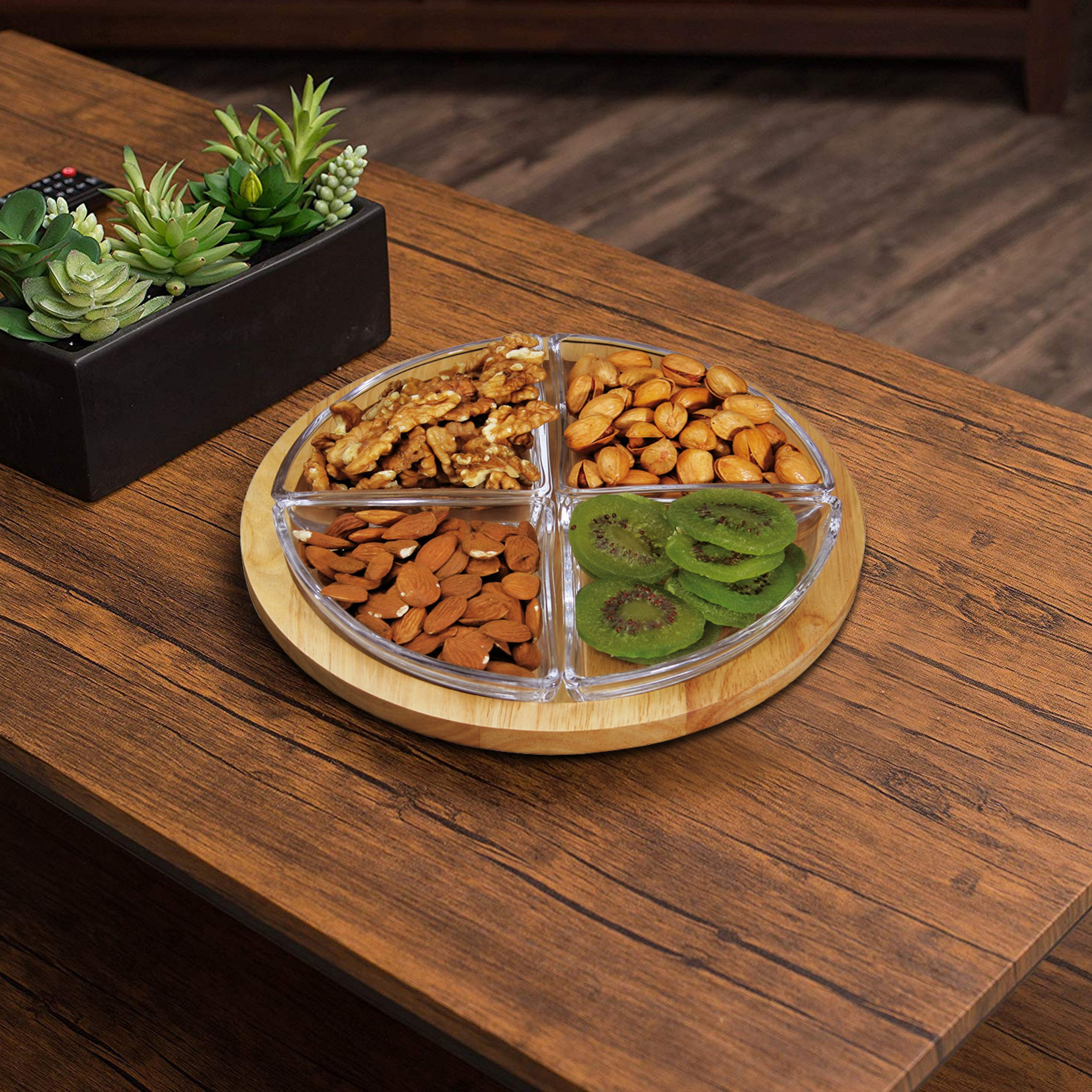 وعاء خشبي للمكسرّات بـ4 أقسام من بيلي-hbxdecorandfurnishings-tabletop-serveware-image-1