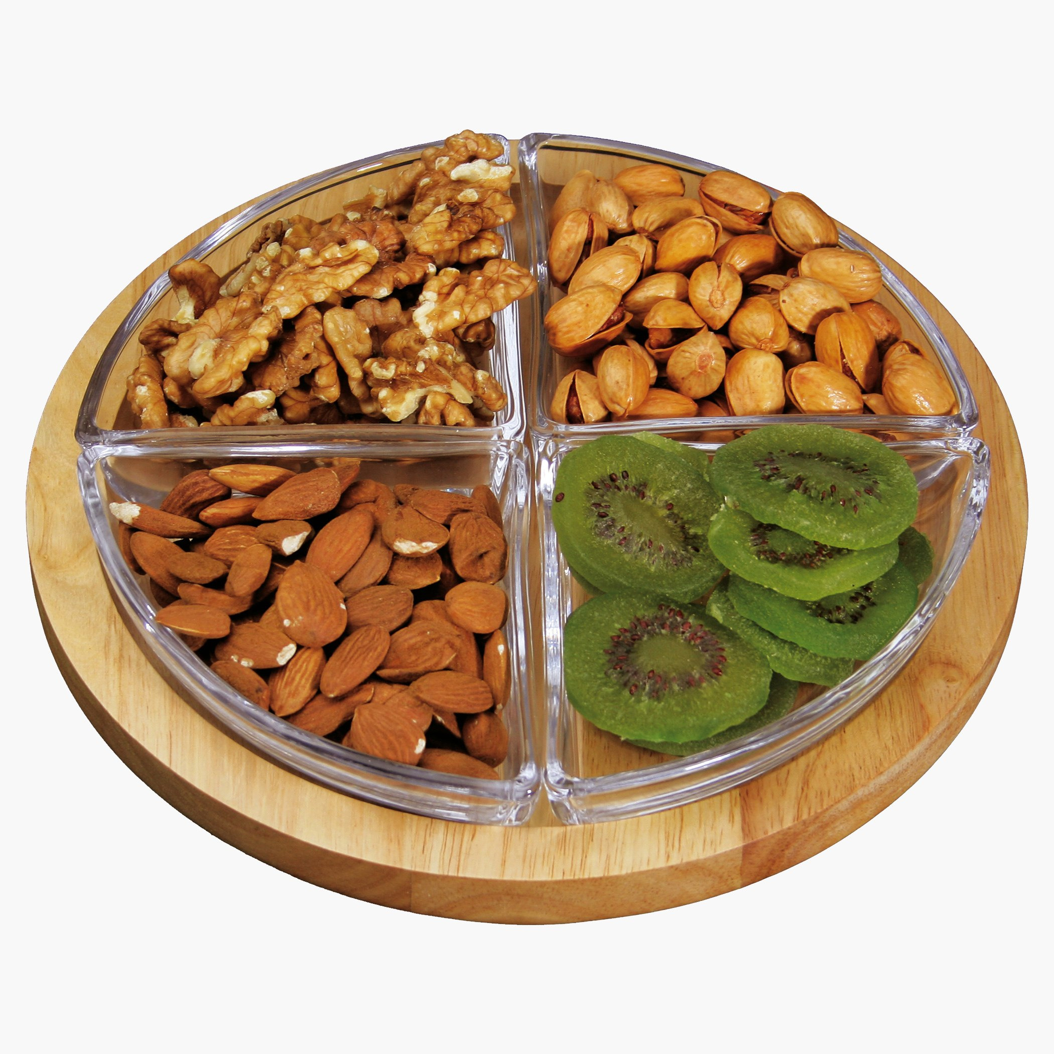 وعاء خشبي للمكسرّات بـ4 أقسام من بيلي-hbxdecorandfurnishings-tabletop-serveware-image-2