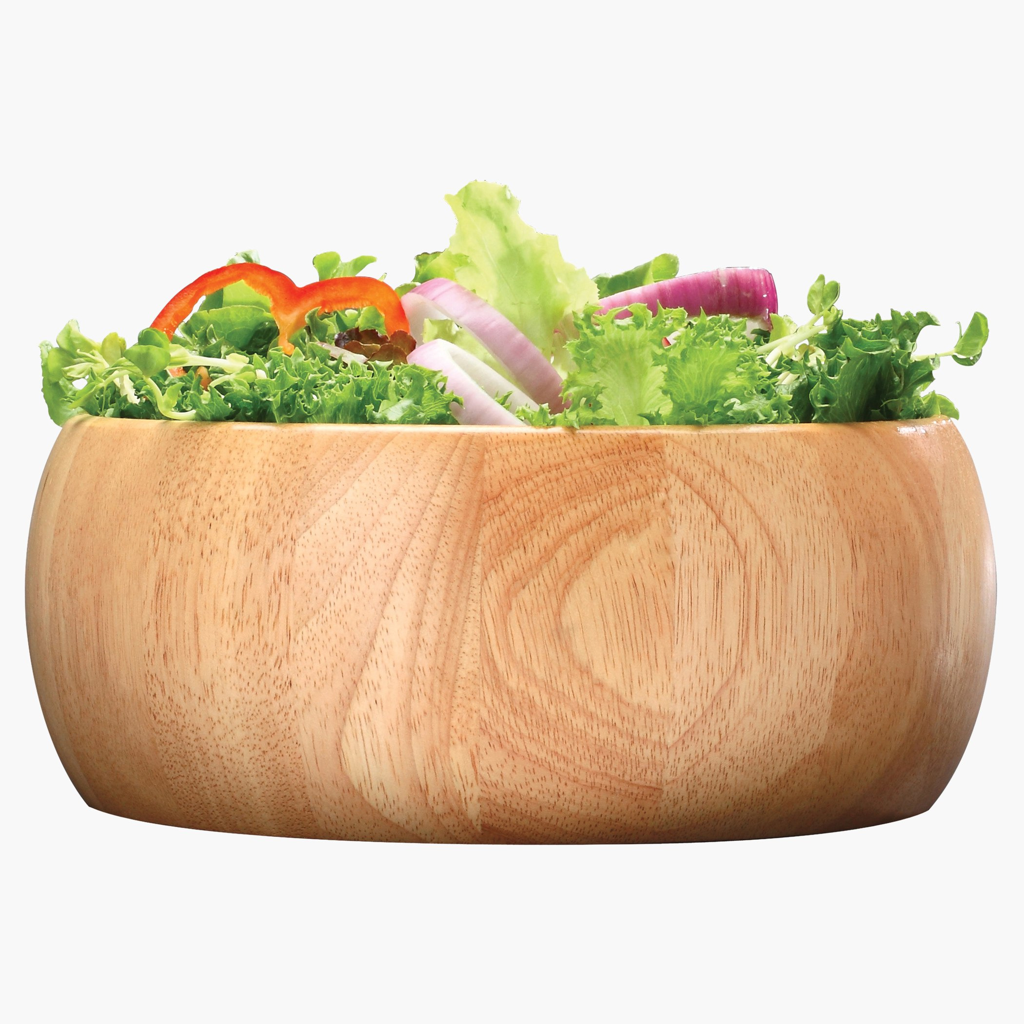 صحن سلطة خشبي من بيلي - 15x15x5 سم-hbxdecorandfurnishings-tabletop-serveware-image-2