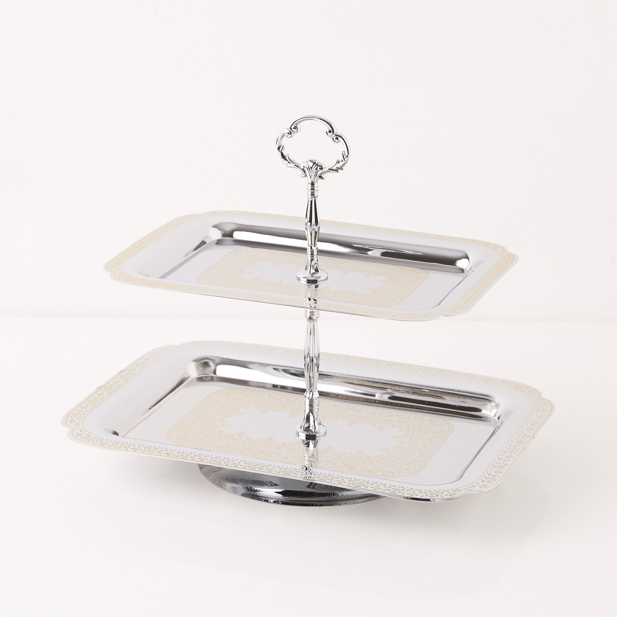 Festive 2-Tier Rectangular Cake Platter-hbxdecorandfurnishings-tabletop-serveware-image-4