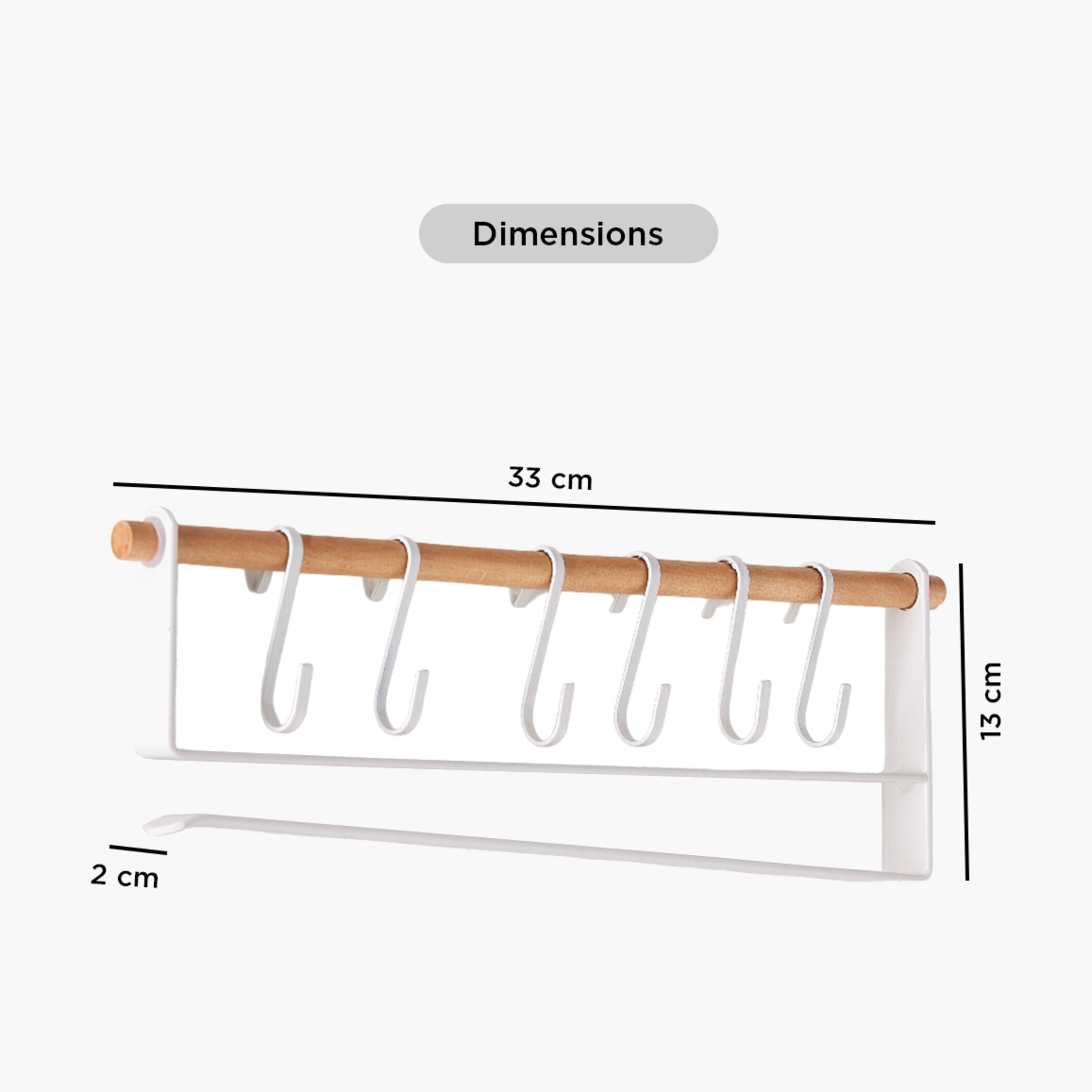 Maisan Metal Hook - Set of 6-hbxhomeware-hbxkitchen-image-5