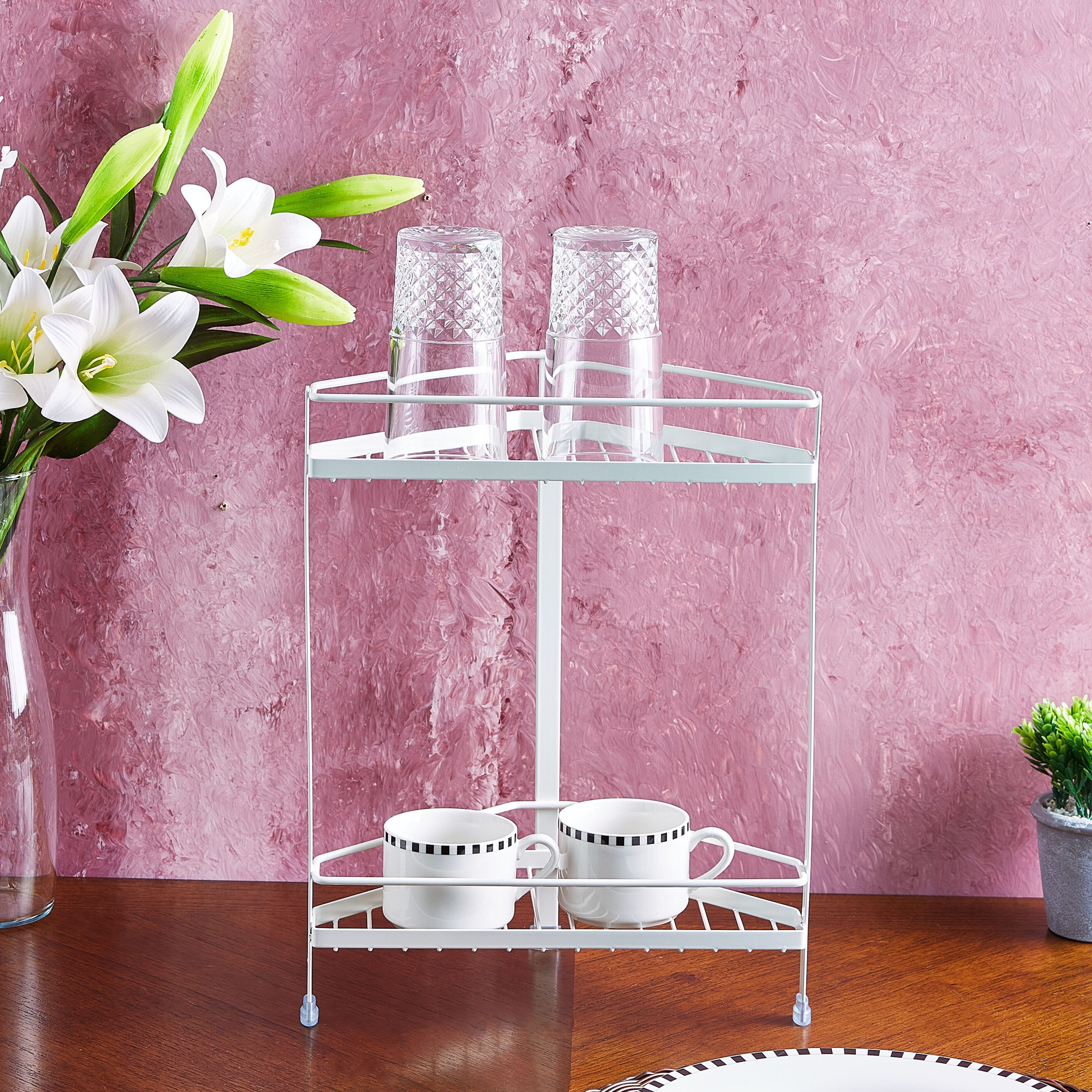 Maisan 2-Tier Metal Rack-hbxhomeware-hbxkitchen-image-3