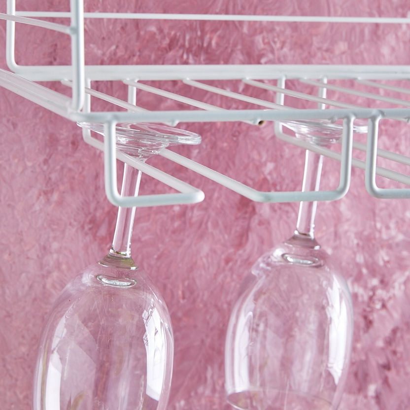 Maisan Under The Shelf Glass Holder-Kitchen Racks and Holders-image-1