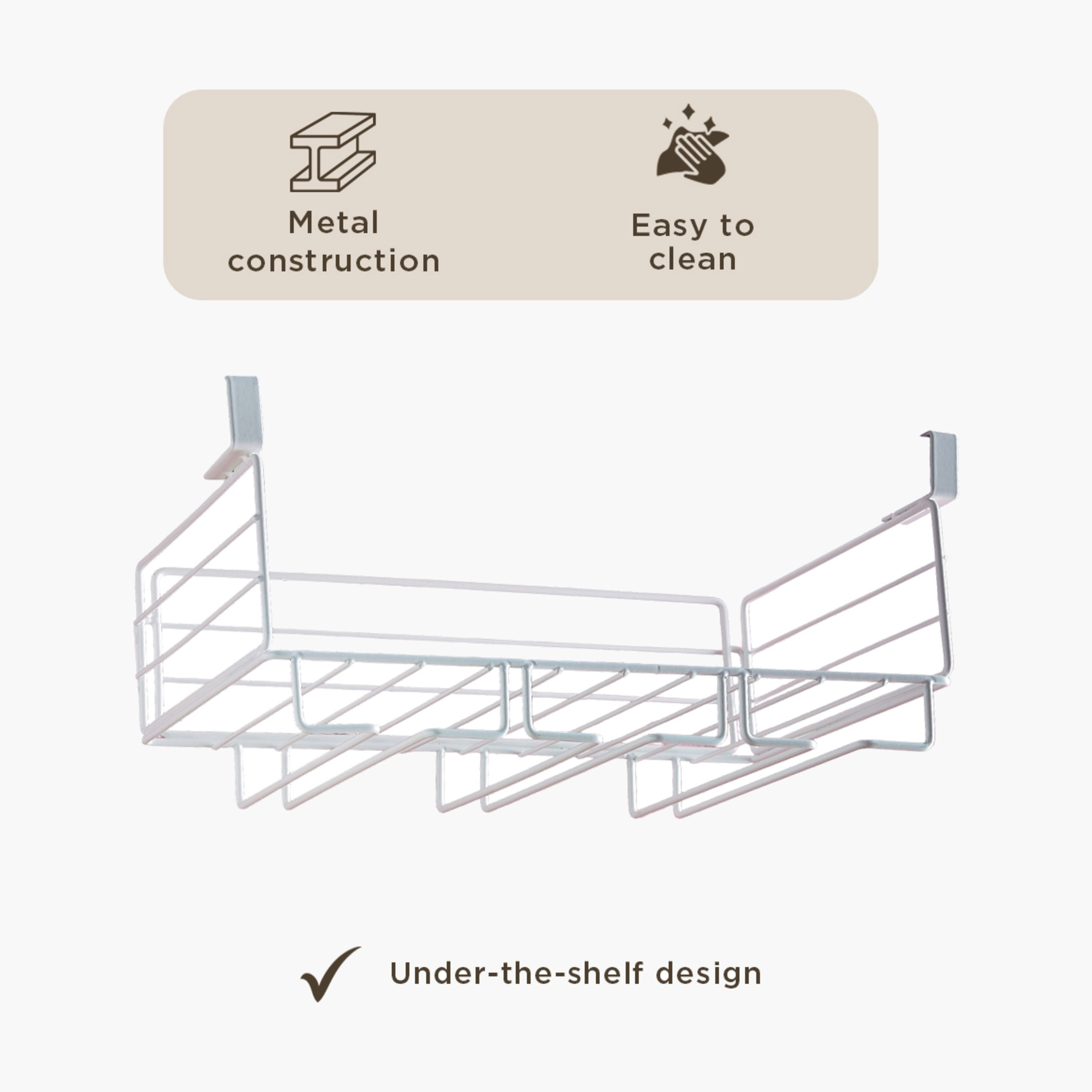 Maisan Under The Shelf Glass Holder-hbxhomeware-hbxkitchen-image-5