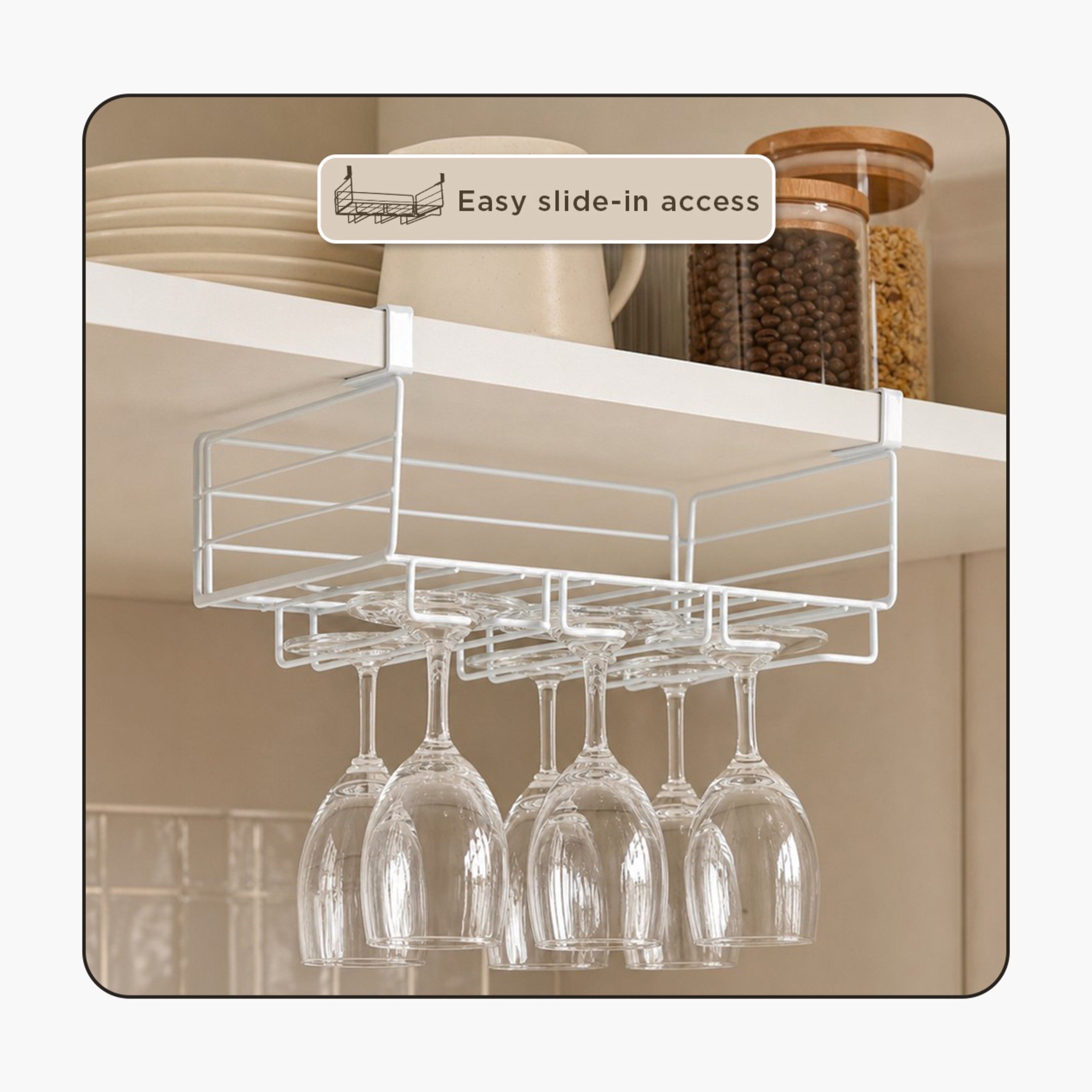 Maisan Under The Shelf Glass Holder-hbxhomeware-hbxkitchen-image-6