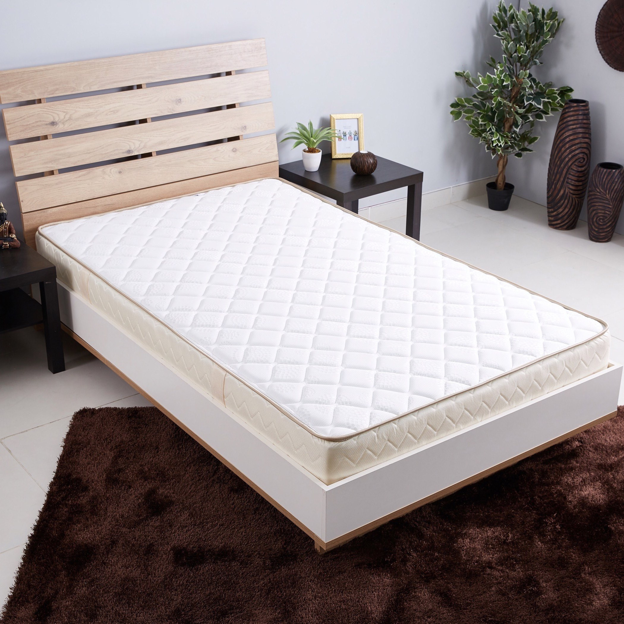 مرتبة مزدوجة بنوابض و جدار إسفنجي من آي أورثو - 120x200x21 سم-hbxfurniture-mattresses-twin-image-2