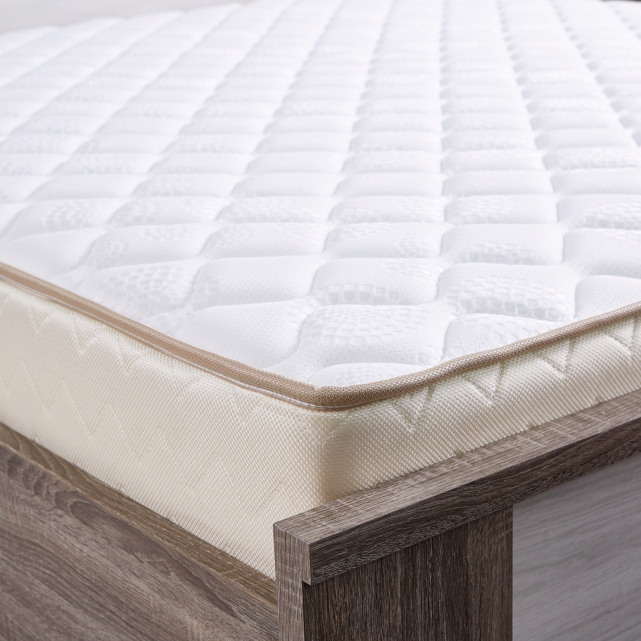 مرتبة كينج بنوابض وجدار اسفنجي من آي أورثو - 180x200x21 سم-hbxfurniture-mattresses-king-image-3
