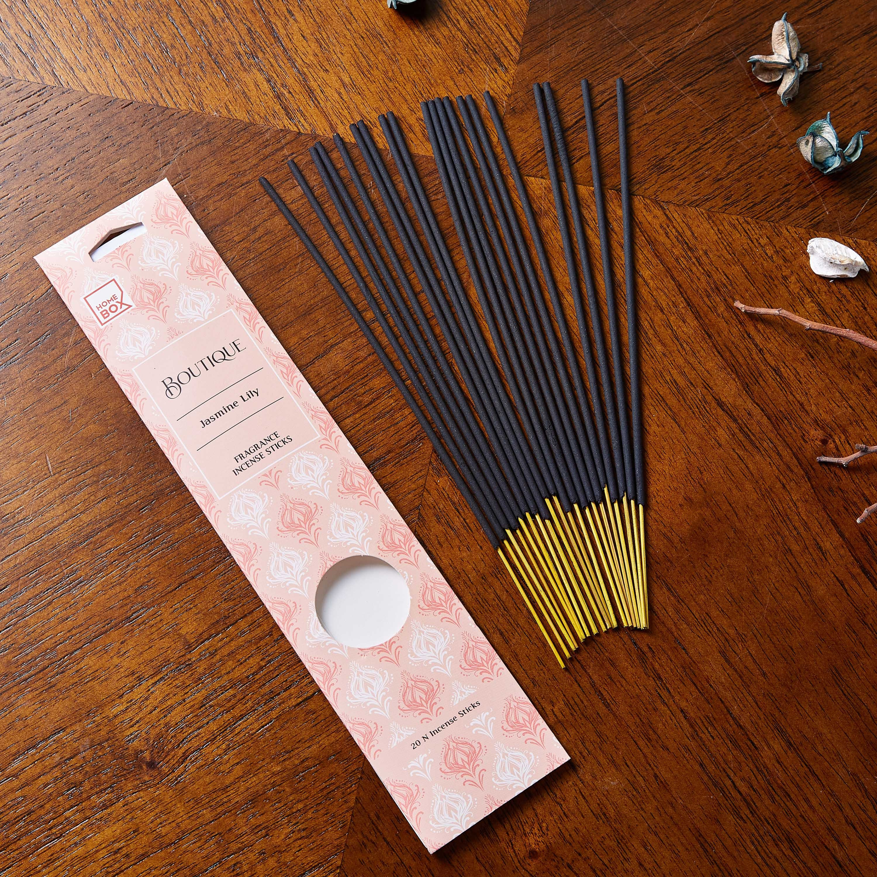 Eden Monique Jasmine Lilly Incense Sticks - Set of 20-hbxbedroom-homefragrance-diffusers-image-1