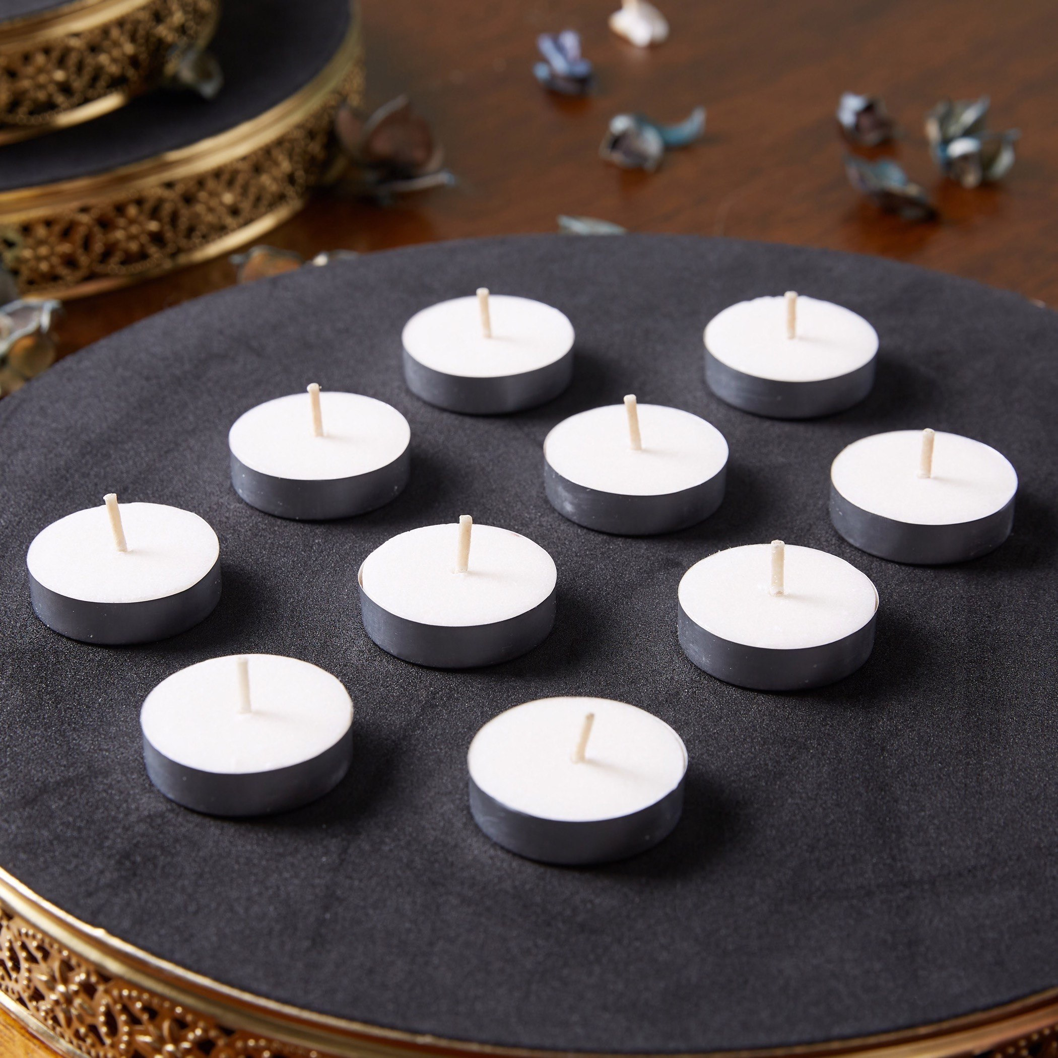 شموع صغيرة برائحة الفانيليا من إيدن طقم من 10 قطع-hbxhomeware-hbxdecorandfurnishings-image-1