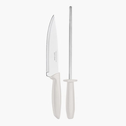 Tramontina 2-Piece Plenus Knife and Sharpner Set