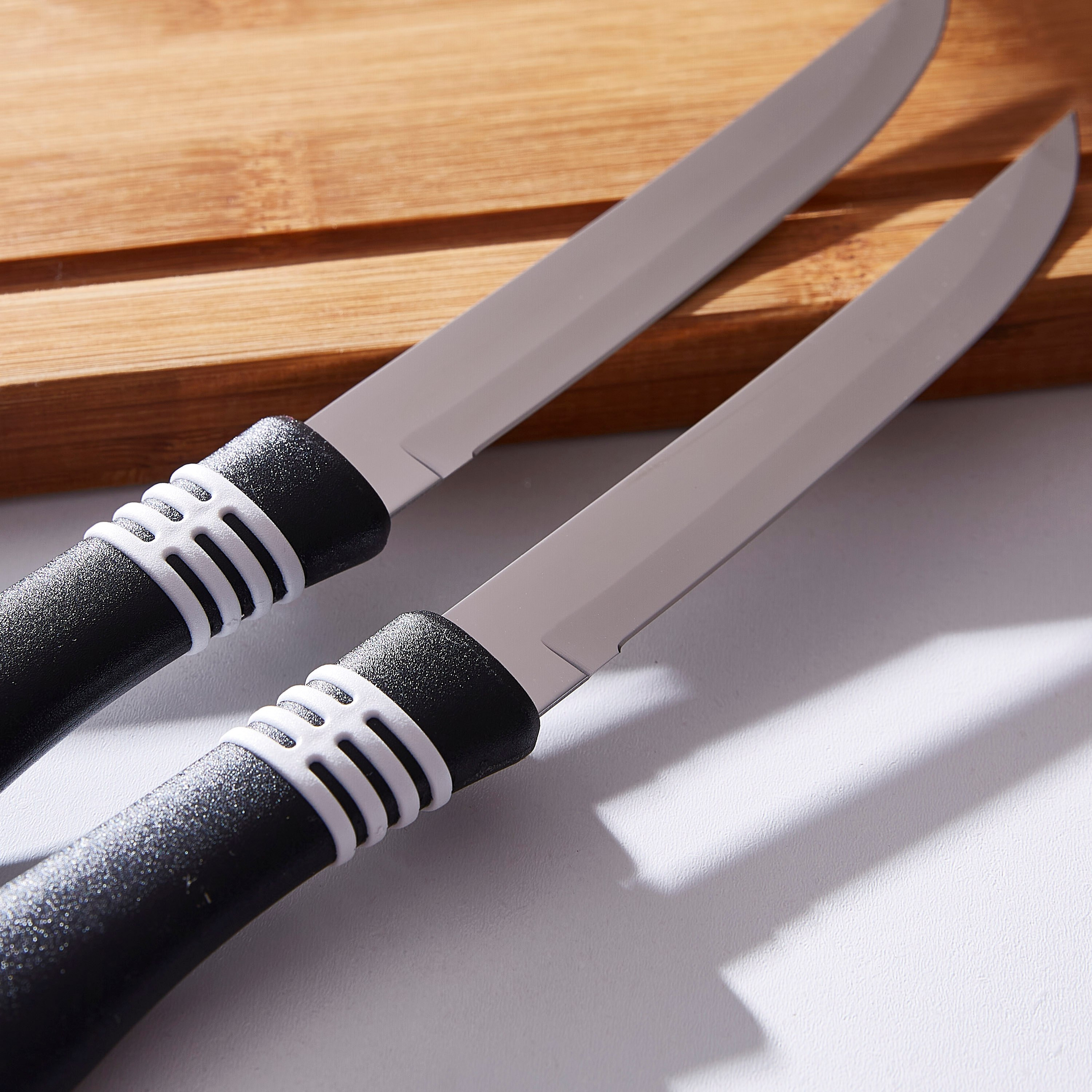 سكين ستيك بحافة سادة من ترامونتينا - طقم من قطعتين-hbxkitchen-kitchenware-kitchenaccessories-image-2