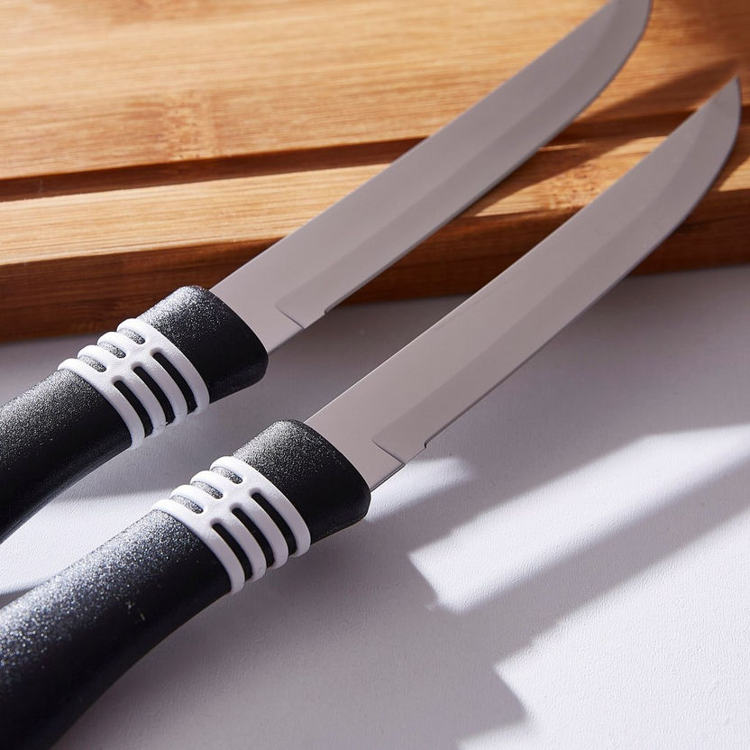 Tramontina Steak Knife with Plain Edge - Set of 2-Kitchen Accessories-image-1