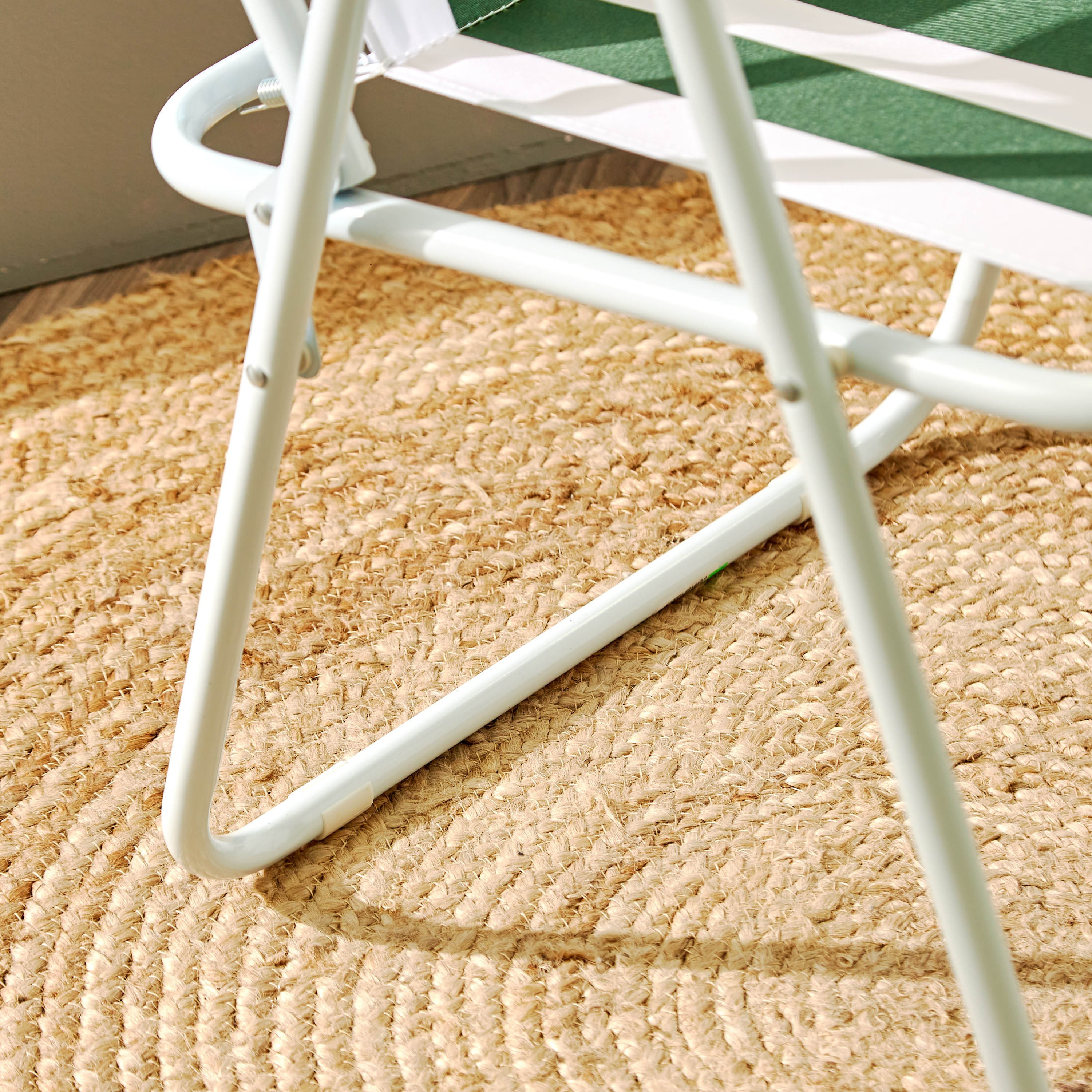 كرسي مقلم قابل للطي من باتيو - ألوان متنوعة-hbxfurniture-outdoor-swingsandchairs-image-5