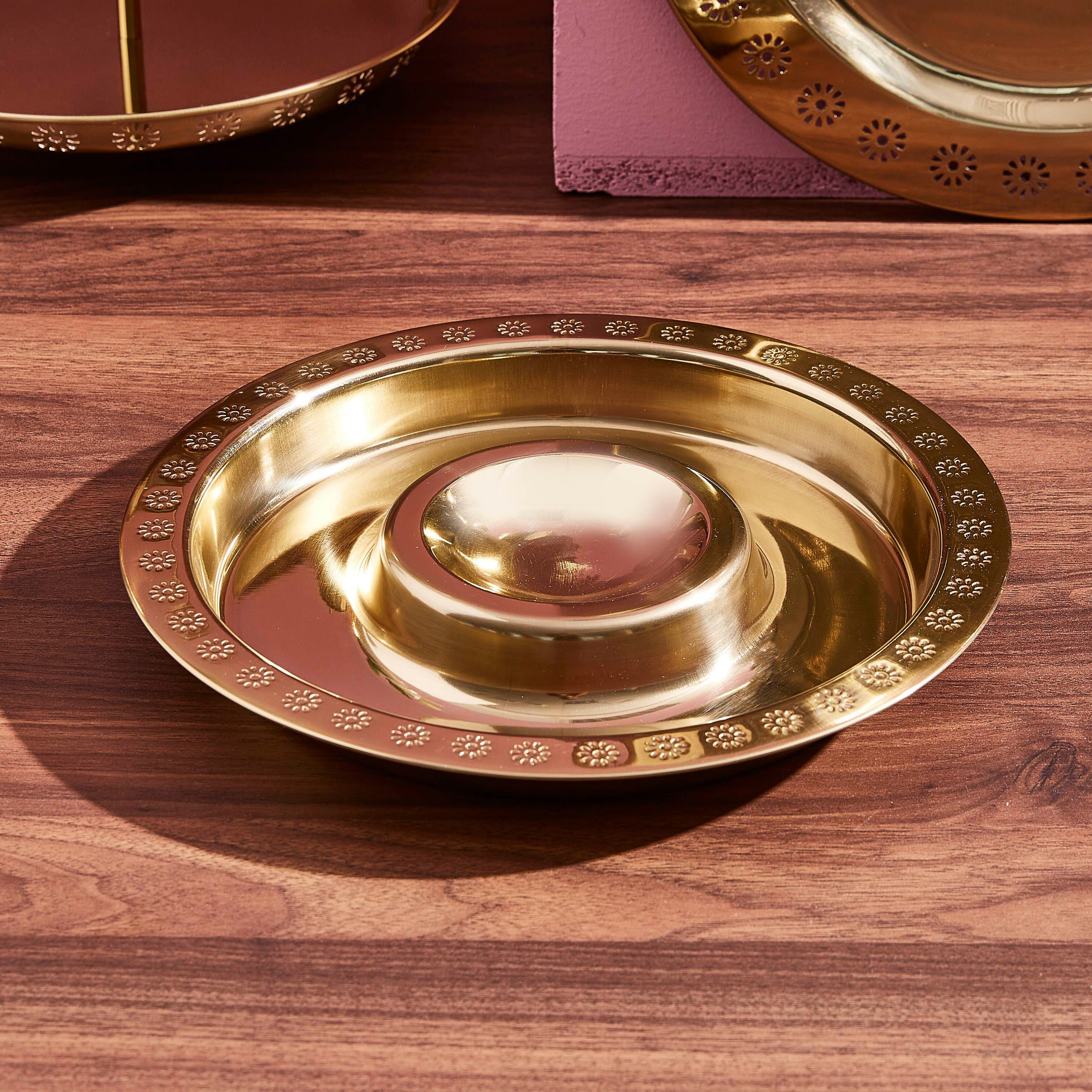 Marrakesh Chip and Dip Serving Plate - 27 cm-hbxdecorandfurnishings-tabletop-serveware-image-1