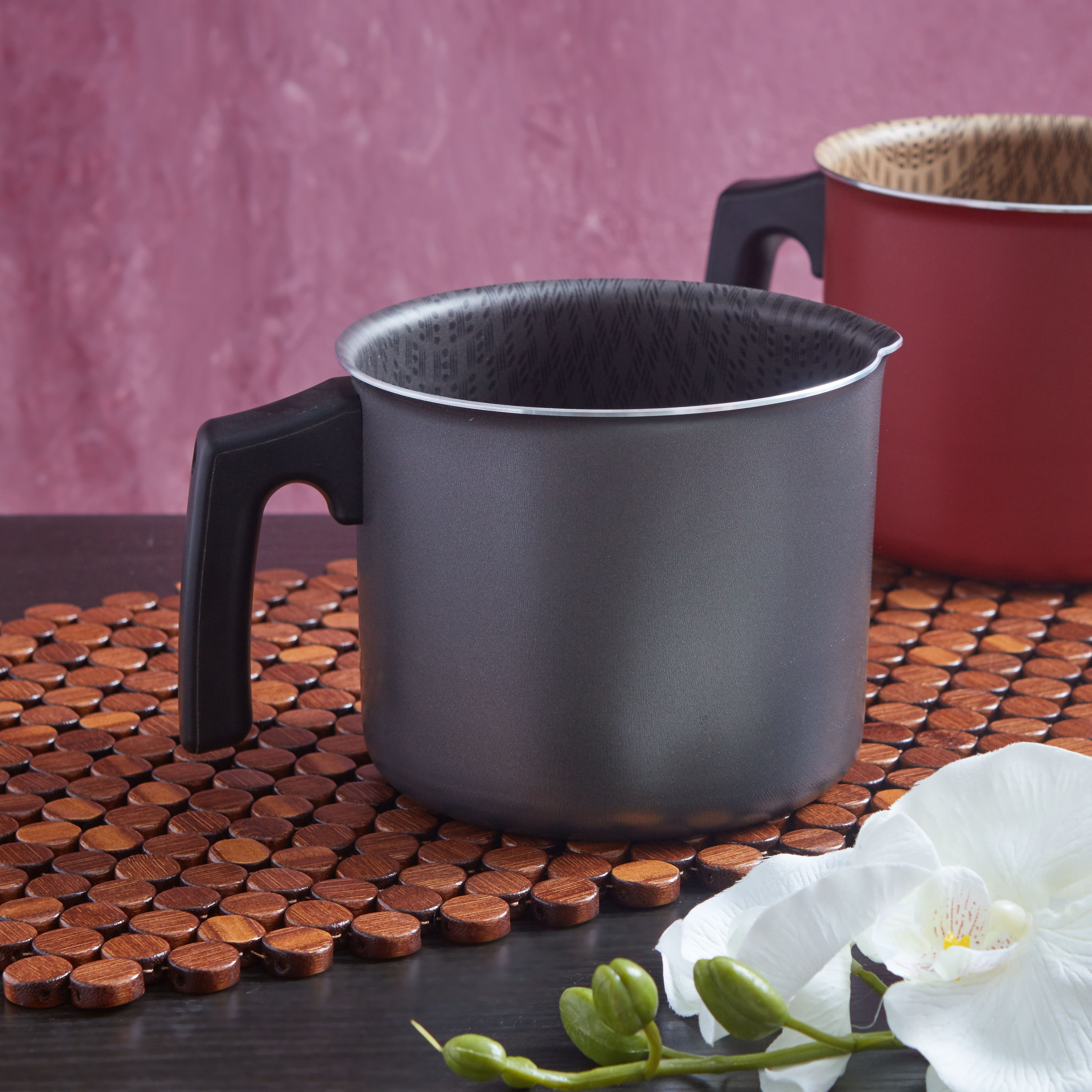 غلاية حليب غير لاصقة بمقبض من ترامونتينا - 14 سم-hbxkitchen-kitchenware-foodpreparation-image-1