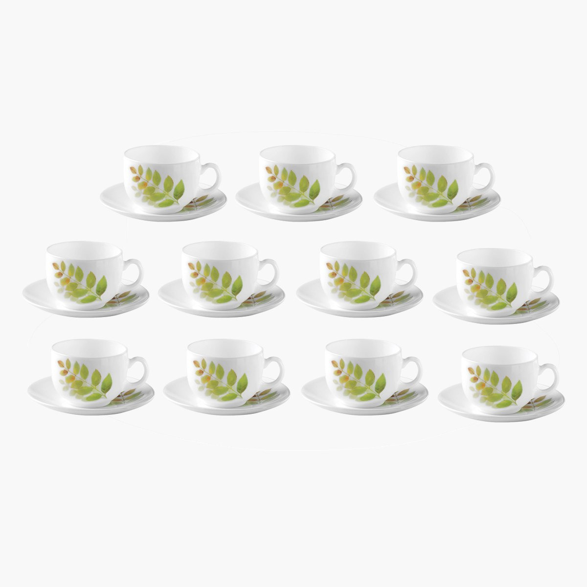 Laopala Autumn Shadow 22-Piece Cup and Saucer Set - 220 ml-hbxhomeware-hbxkitchen-image-1